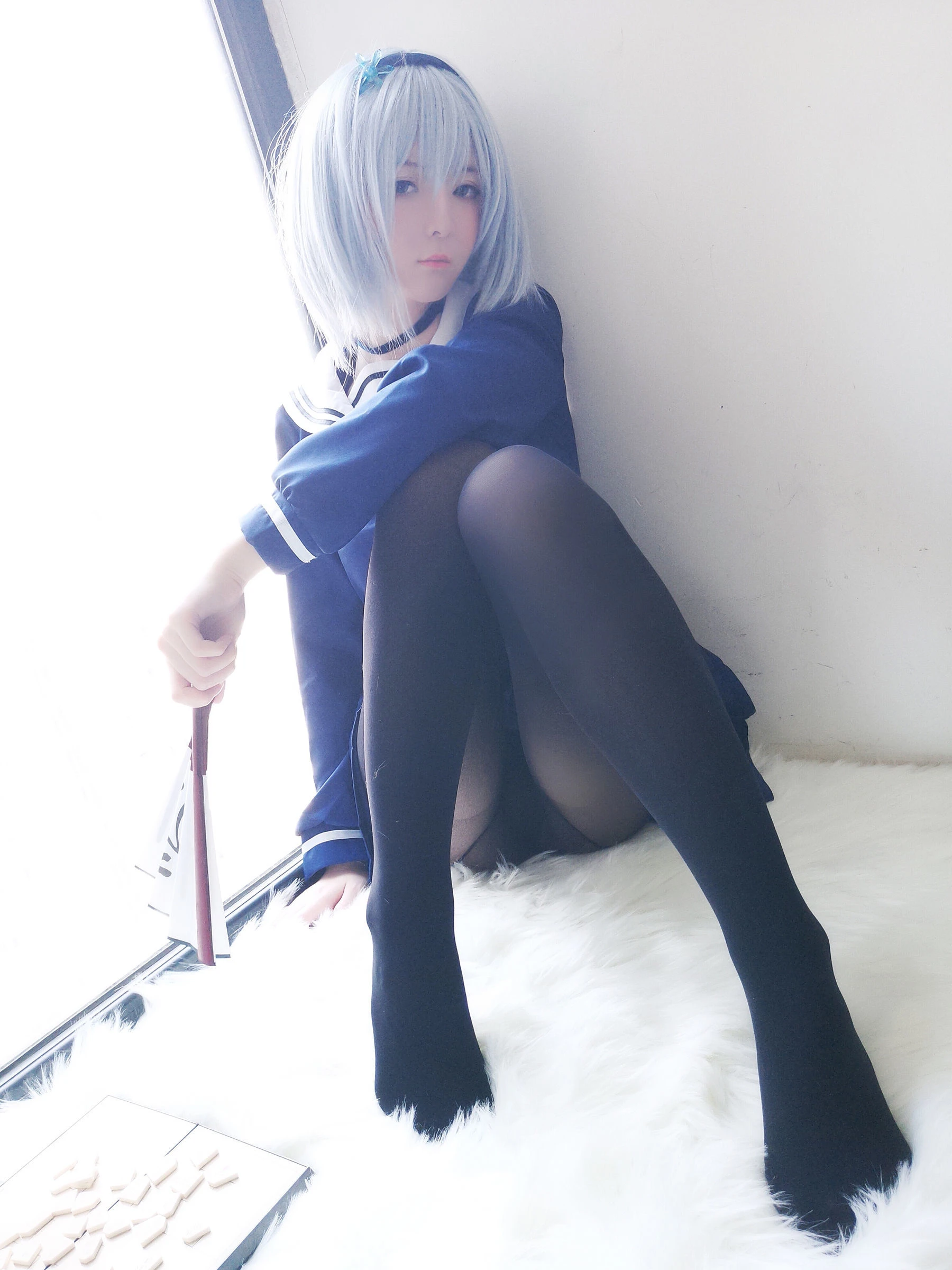 [美女]周雨含室內超清大片珍藏：周雨含性感演繹長腿完美風採凸顯寫真藝術 - 15
