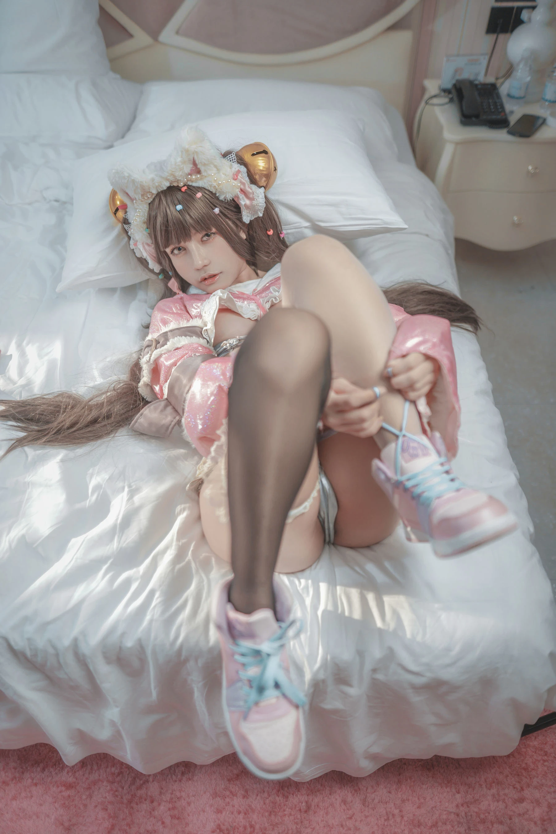 [Showgirl]許思雨首發攝影棚美圖藝術：許思雨火辣韻味展現美胸完美曲線寫真 - 29