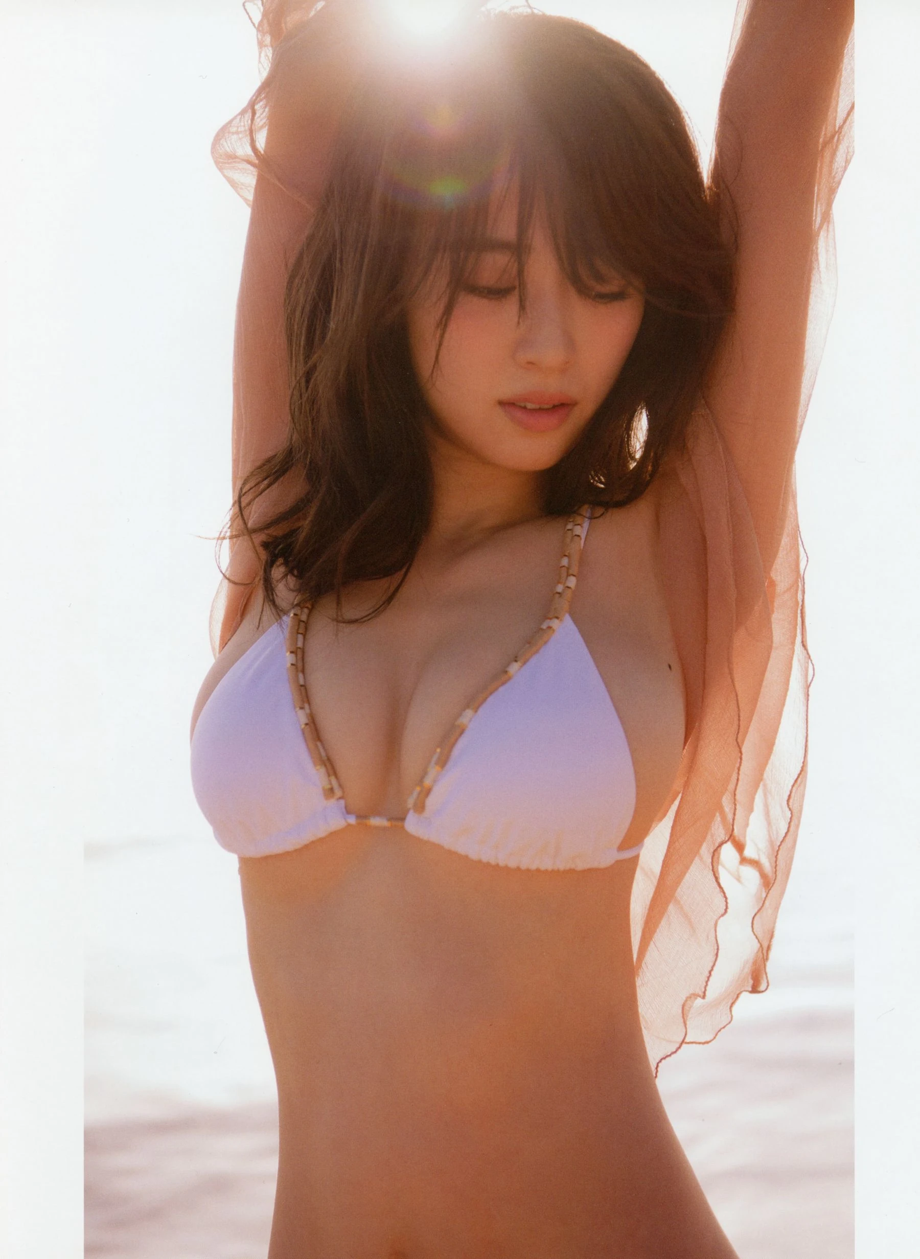 [辣妹]曾思雨藝術攝影大師作：曾思雨優雅於戶外釋放美胸風採大圖演繹 - 54