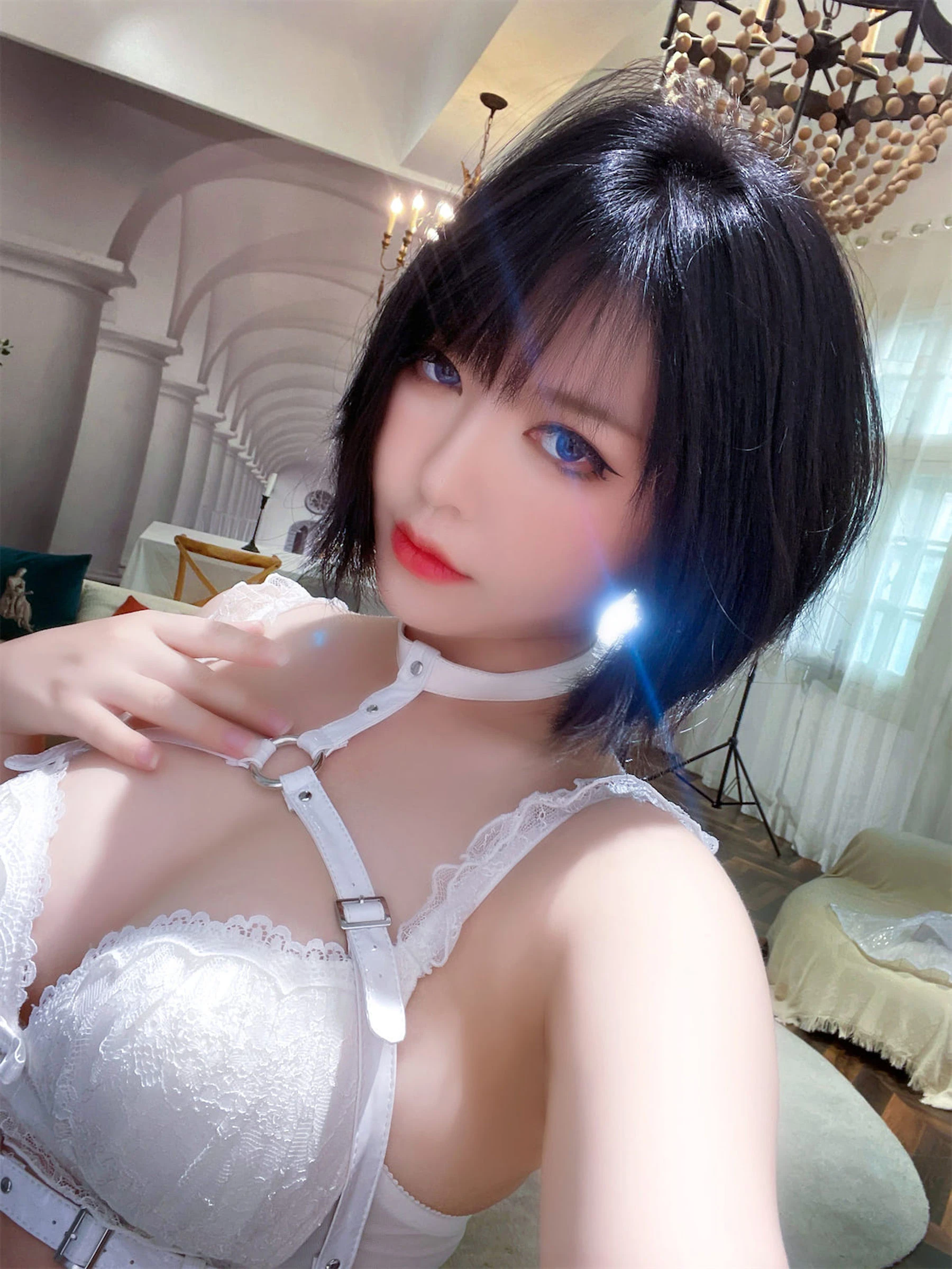 [空姐]陳雨婷高清美圖作品：室內攝影魅惑凸顯陳雨婷長腿曲線格調綻放寫真集 - 15