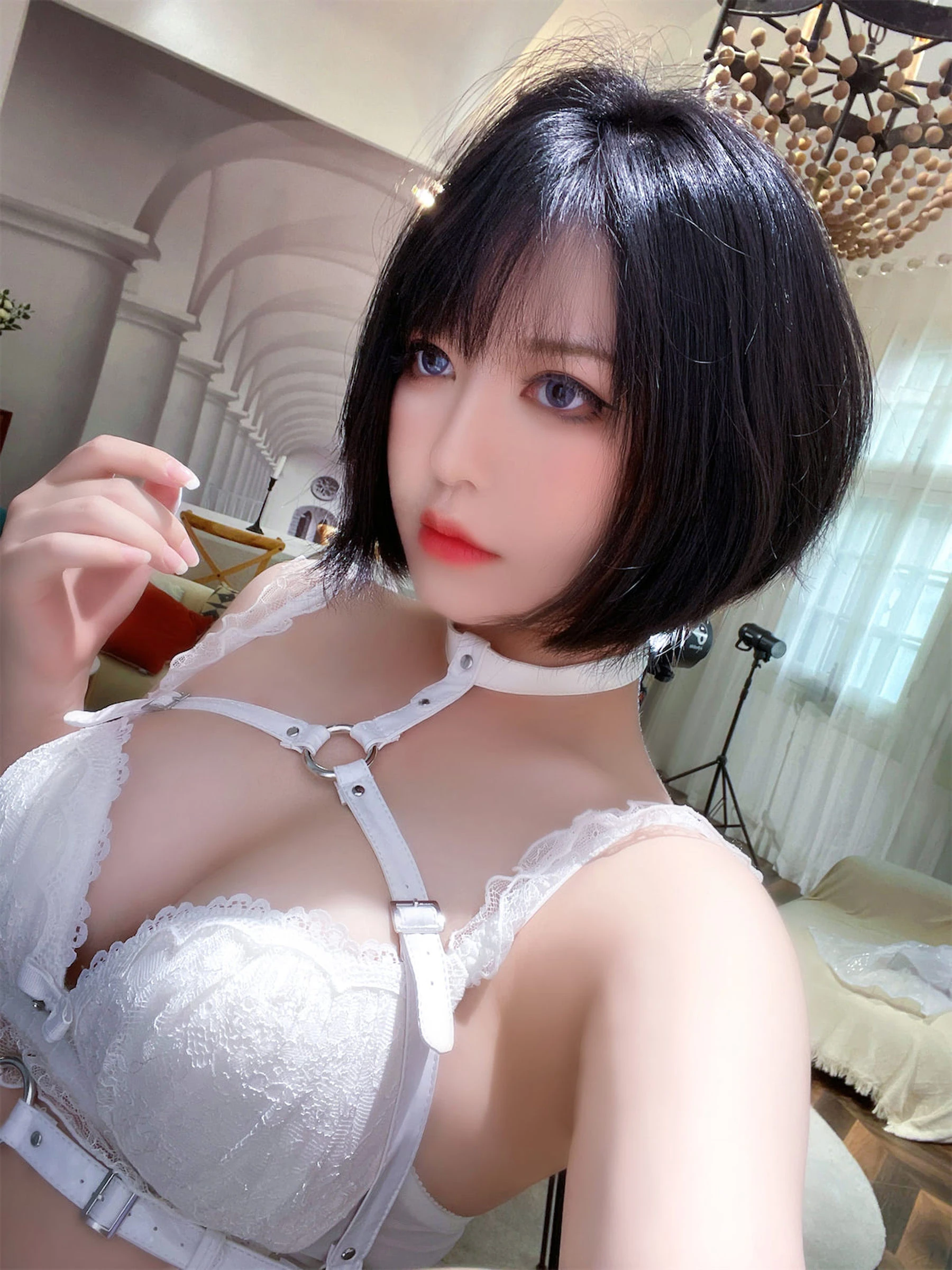 [空姐]陳雨婷高清美圖作品：室內攝影魅惑凸顯陳雨婷長腿曲線格調綻放寫真集 - 19