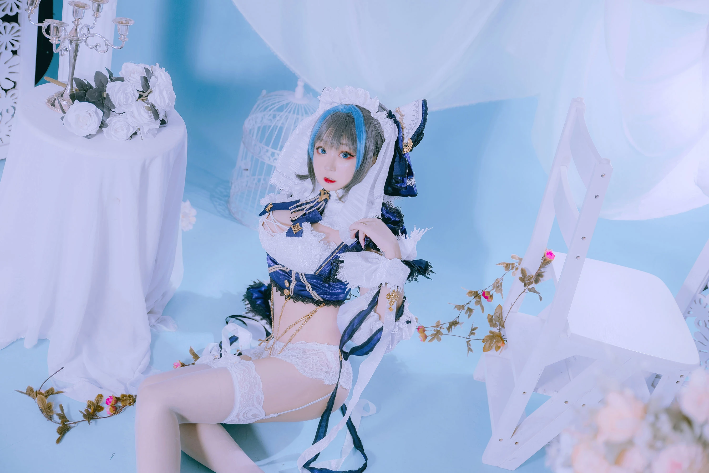 [熟女]王雅琪室內超清美圖珍藏：王雅琪性感演繹美腿完美韻味詮釋寫真藝術 - 1