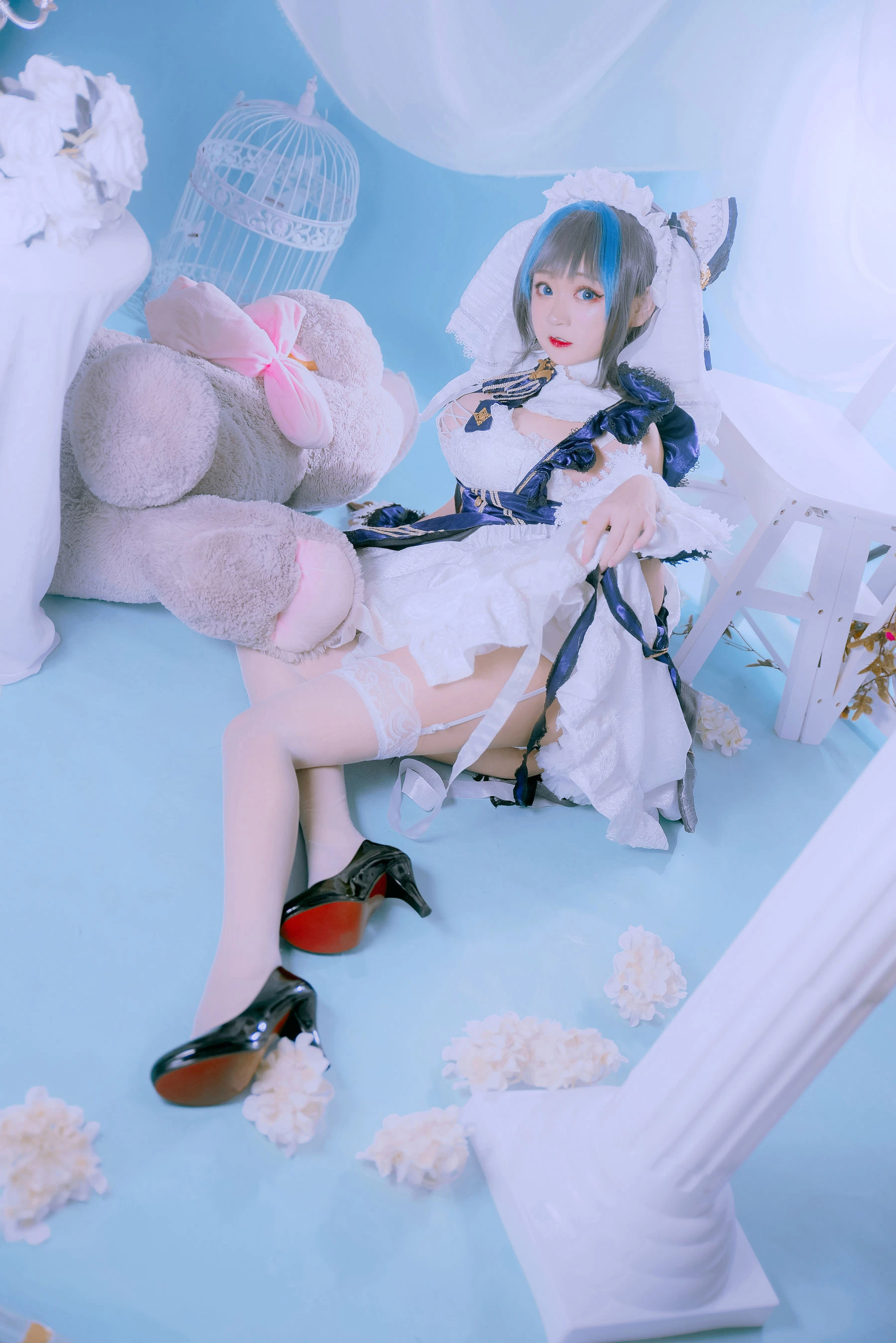 [熟女]王雅琪室內超清美圖珍藏：王雅琪性感演繹美腿完美韻味詮釋寫真藝術 - 21