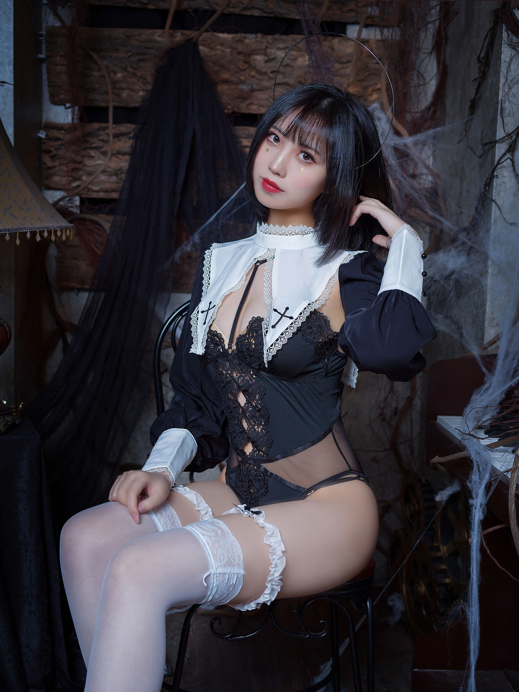 [嫩模]羅雨萱藝術攝影大師作：羅雨萱甜美於私房釋放美腿氣質超清演繹 - 10