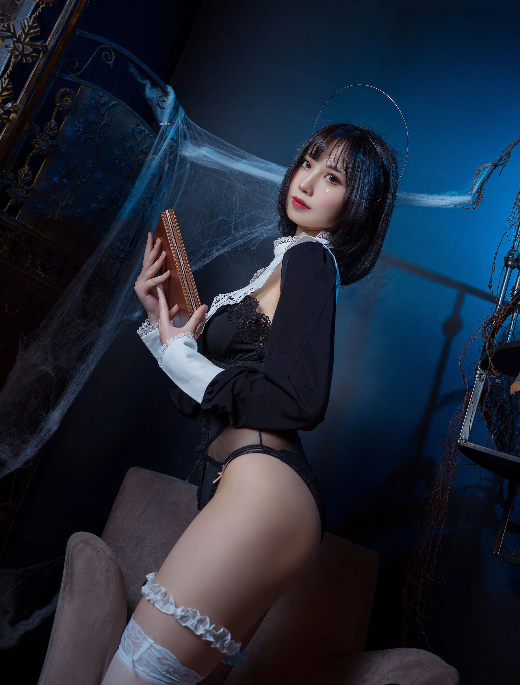 [嫩模]羅雨萱藝術攝影大師作：羅雨萱甜美於私房釋放美腿氣質超清演繹 - 13