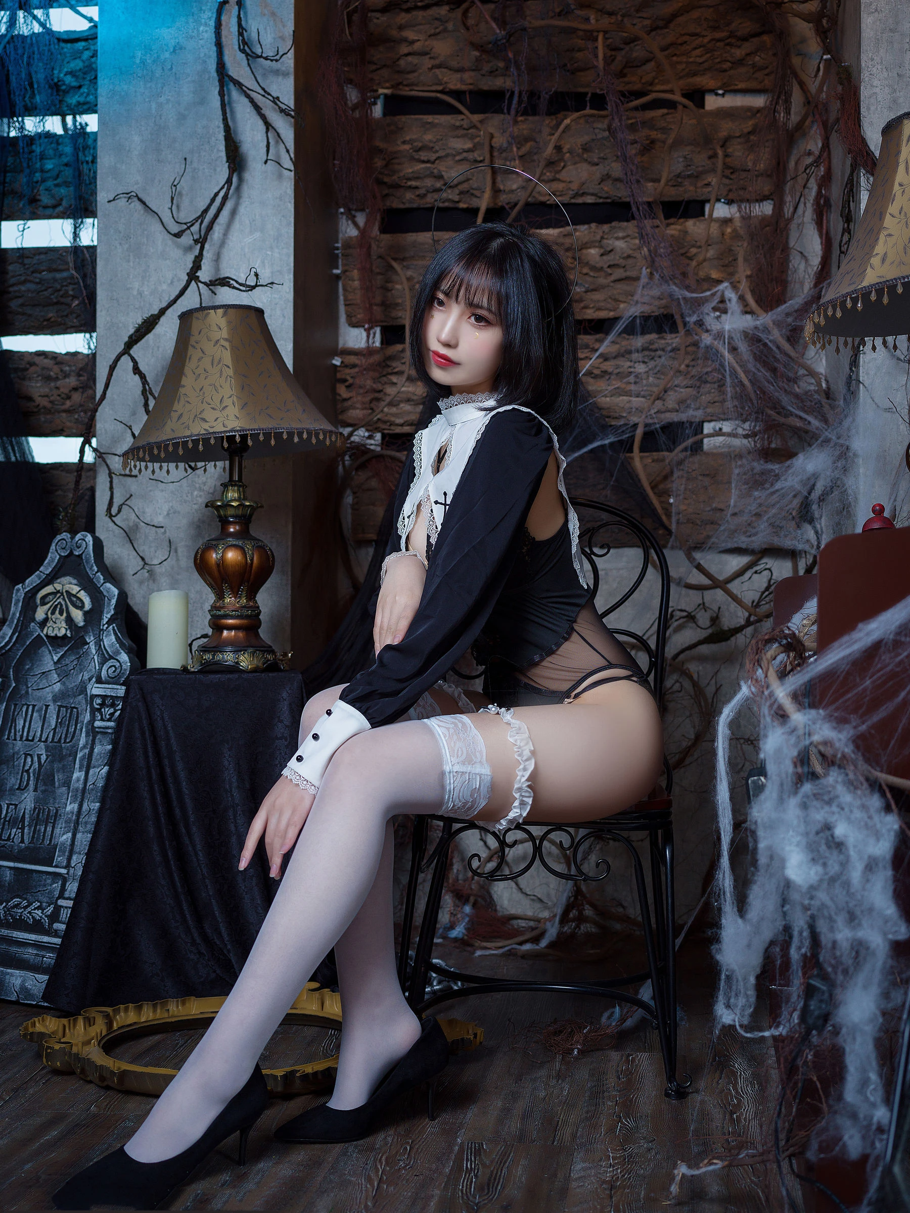 [嫩模]羅雨萱藝術攝影大師作：羅雨萱甜美於私房釋放美腿氣質超清演繹 - 15