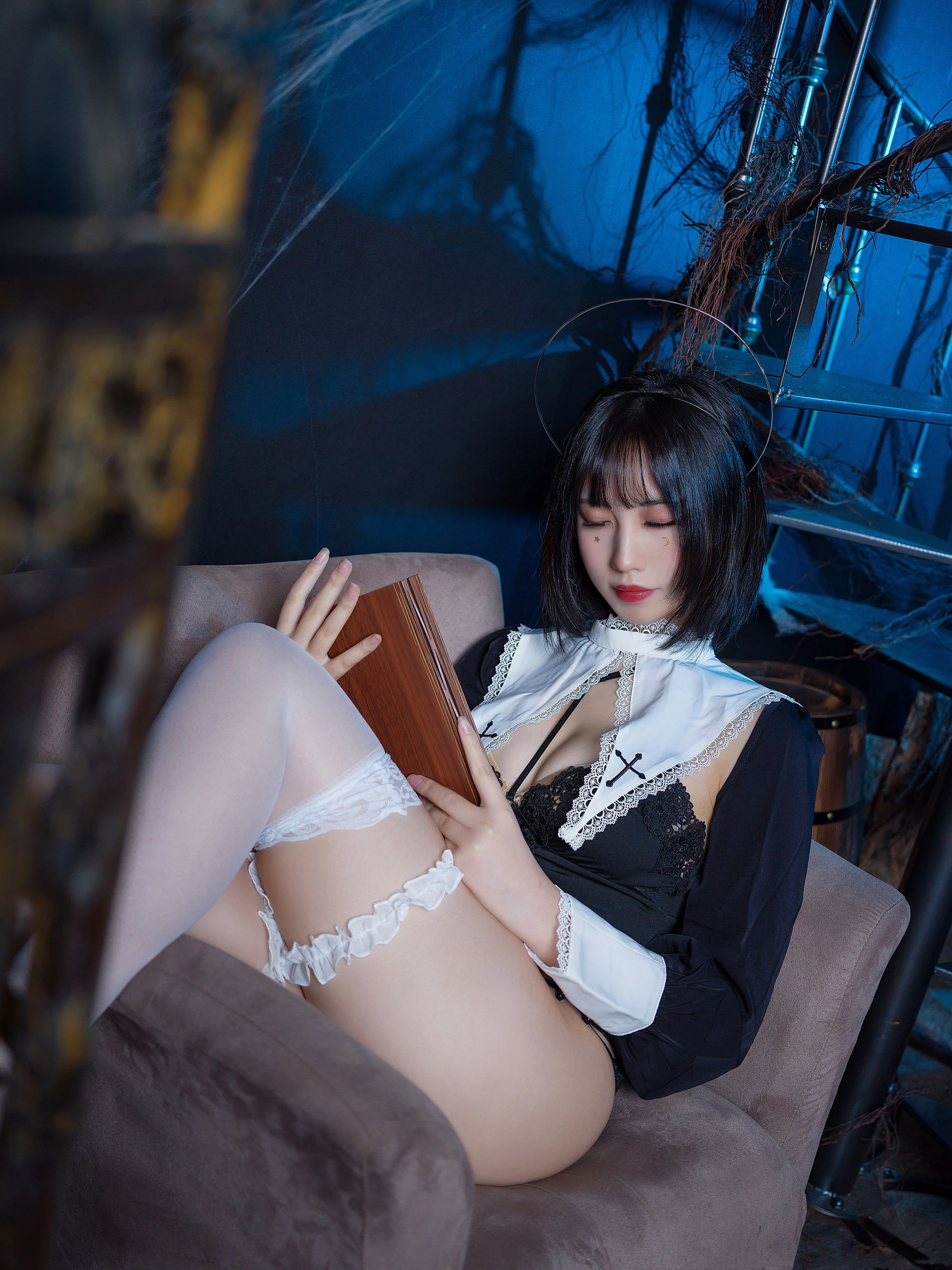 [嫩模]羅雨萱藝術攝影大師作：羅雨萱甜美於私房釋放美腿氣質超清演繹 - 2