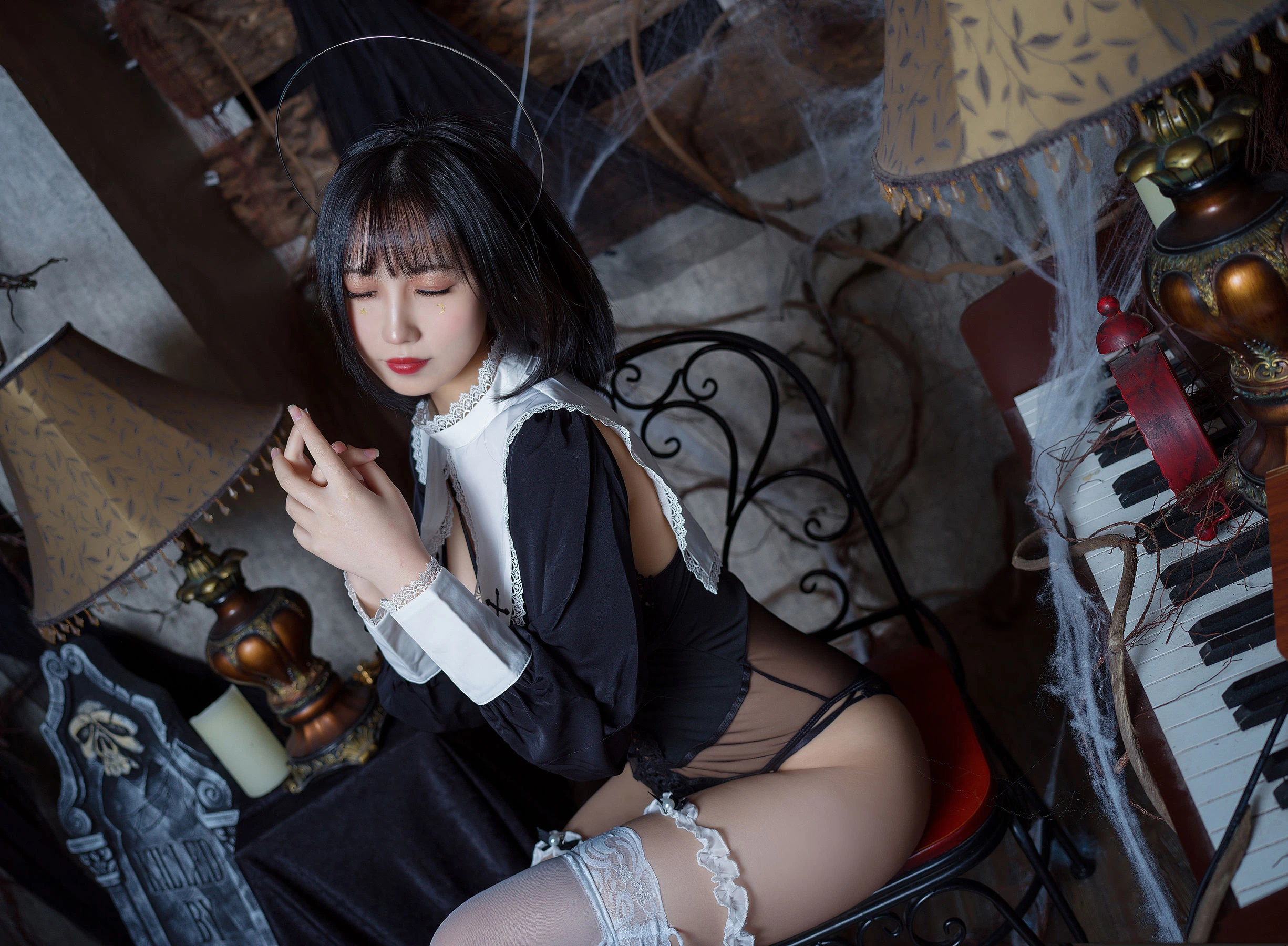 [嫩模]羅雨萱藝術攝影大師作：羅雨萱甜美於私房釋放美腿氣質超清演繹 - 21