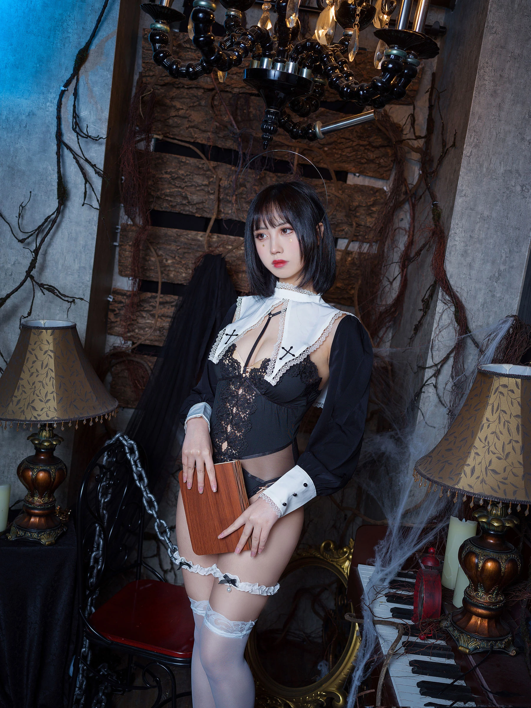 [嫩模]羅雨萱藝術攝影大師作：羅雨萱甜美於私房釋放美腿氣質超清演繹 - 37