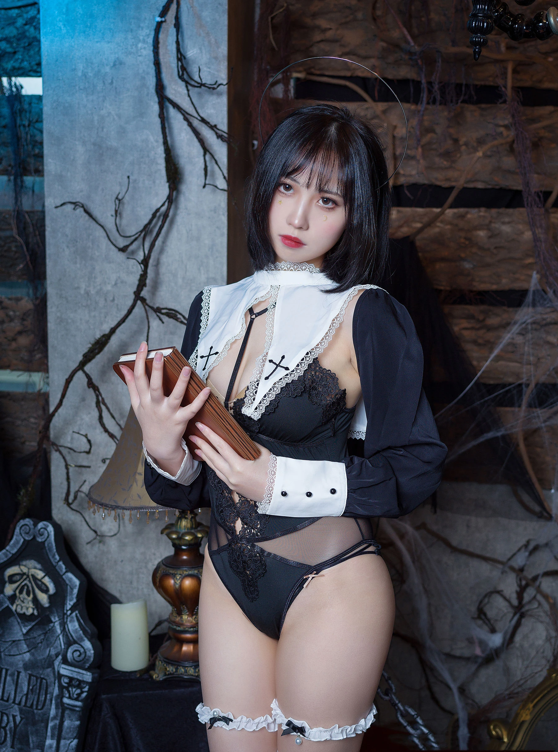 [嫩模]羅雨萱藝術攝影大師作：羅雨萱甜美於私房釋放美腿氣質超清演繹 - 38