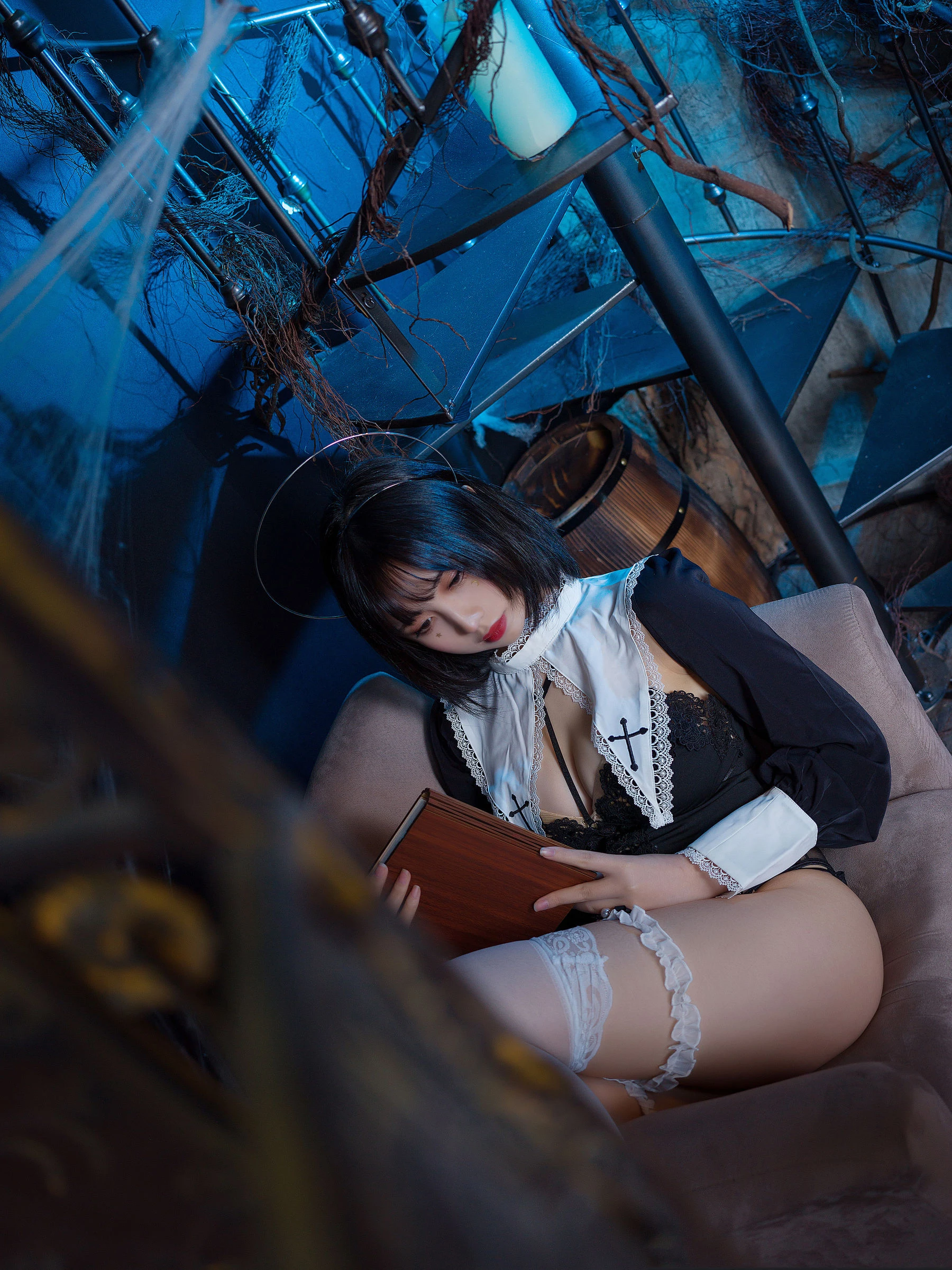 [嫩模]羅雨萱藝術攝影大師作：羅雨萱甜美於私房釋放美腿氣質超清演繹 - 4
