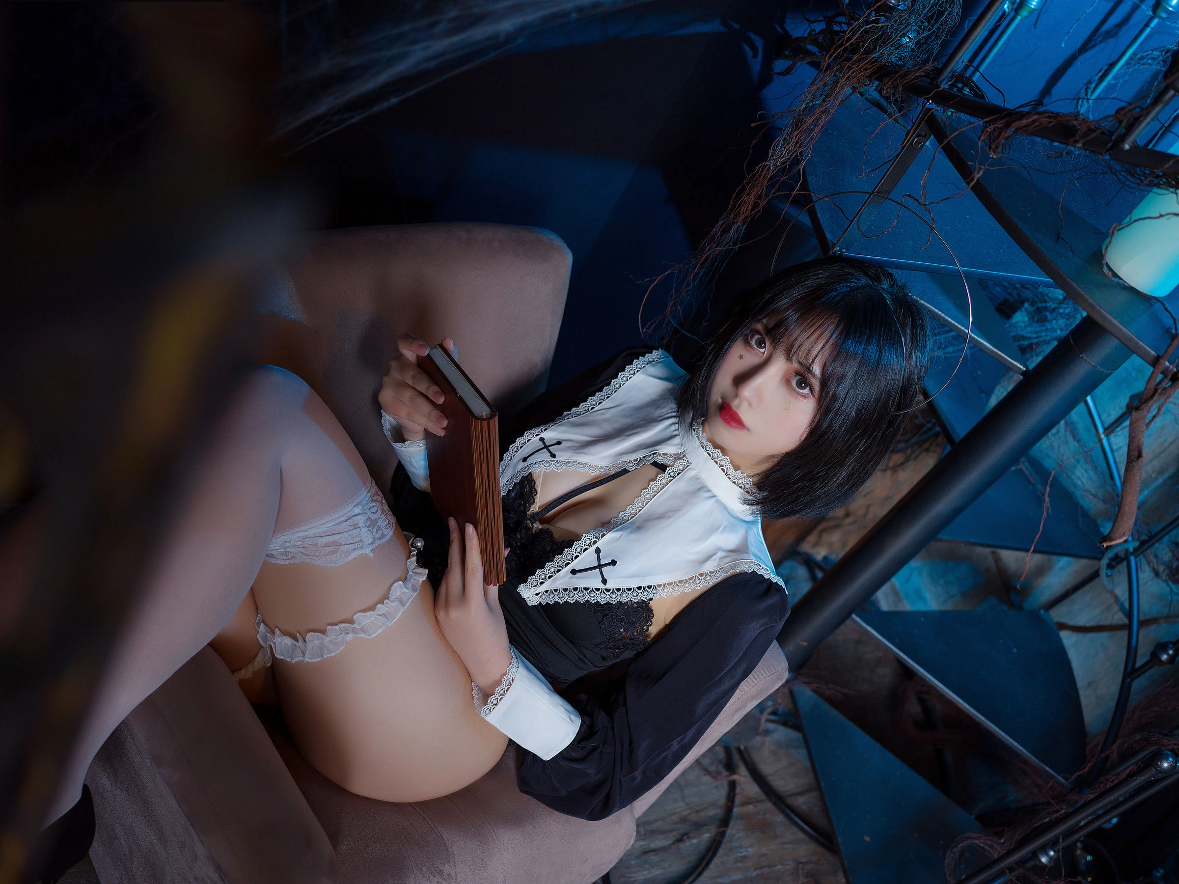 [嫩模]羅雨萱藝術攝影大師作：羅雨萱甜美於私房釋放美腿氣質超清演繹 - 5