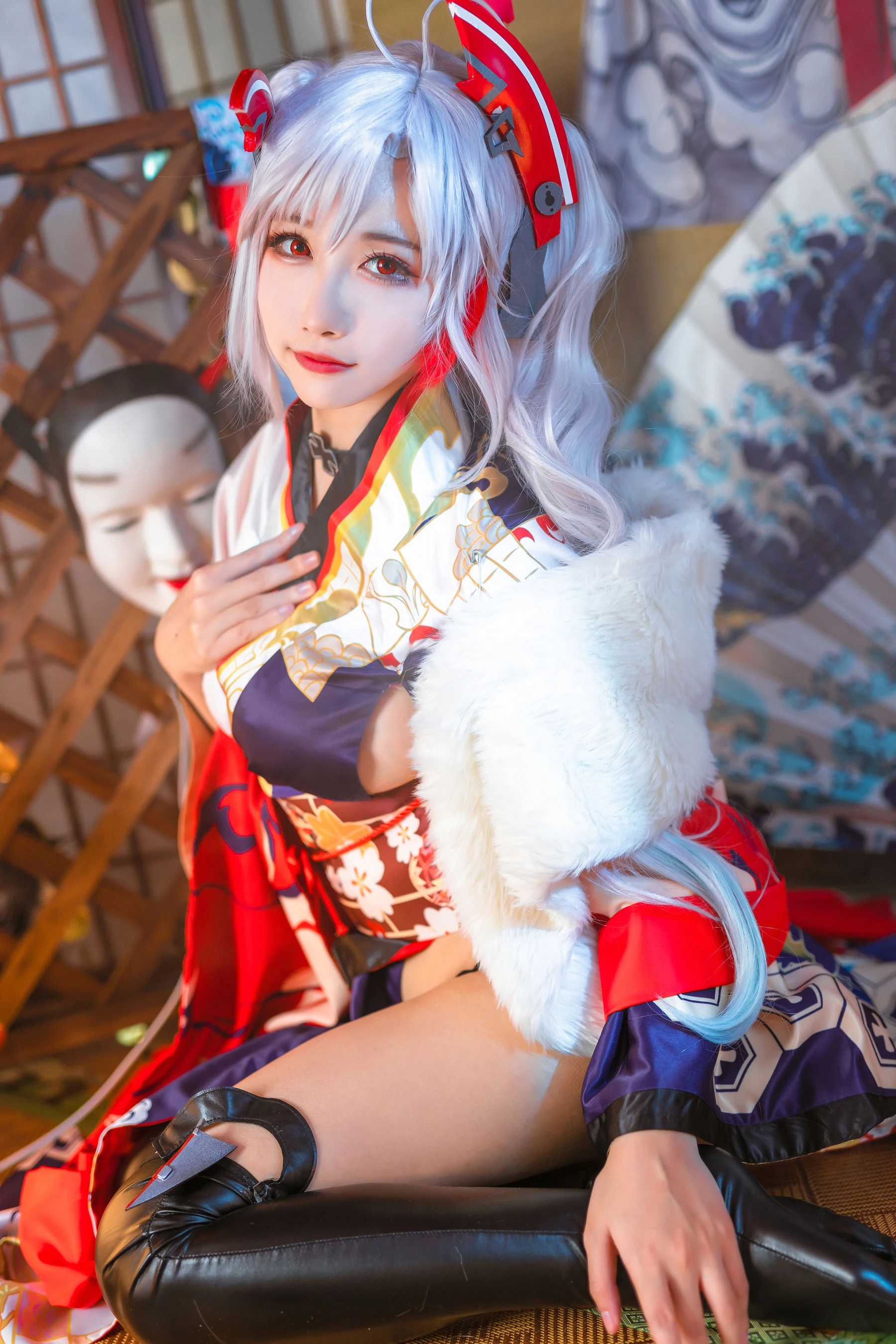 [網紅]吳雨彤高清攝影棚美圖藝術：吳雨彤清純風情釋放美腿完美曲線寫真 - 11