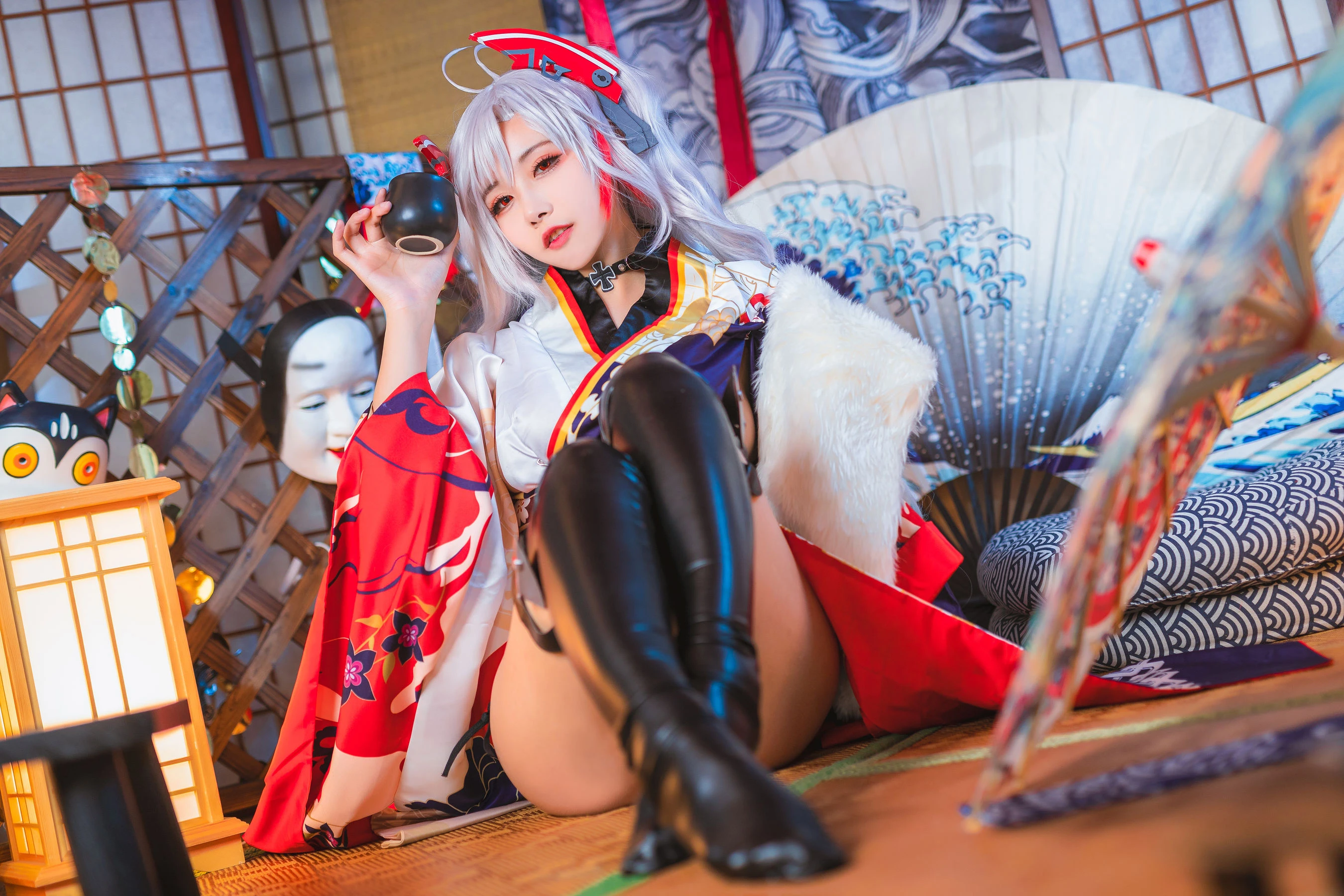 [網紅]吳雨彤高清攝影棚美圖藝術：吳雨彤清純風情釋放美腿完美曲線寫真 - 17