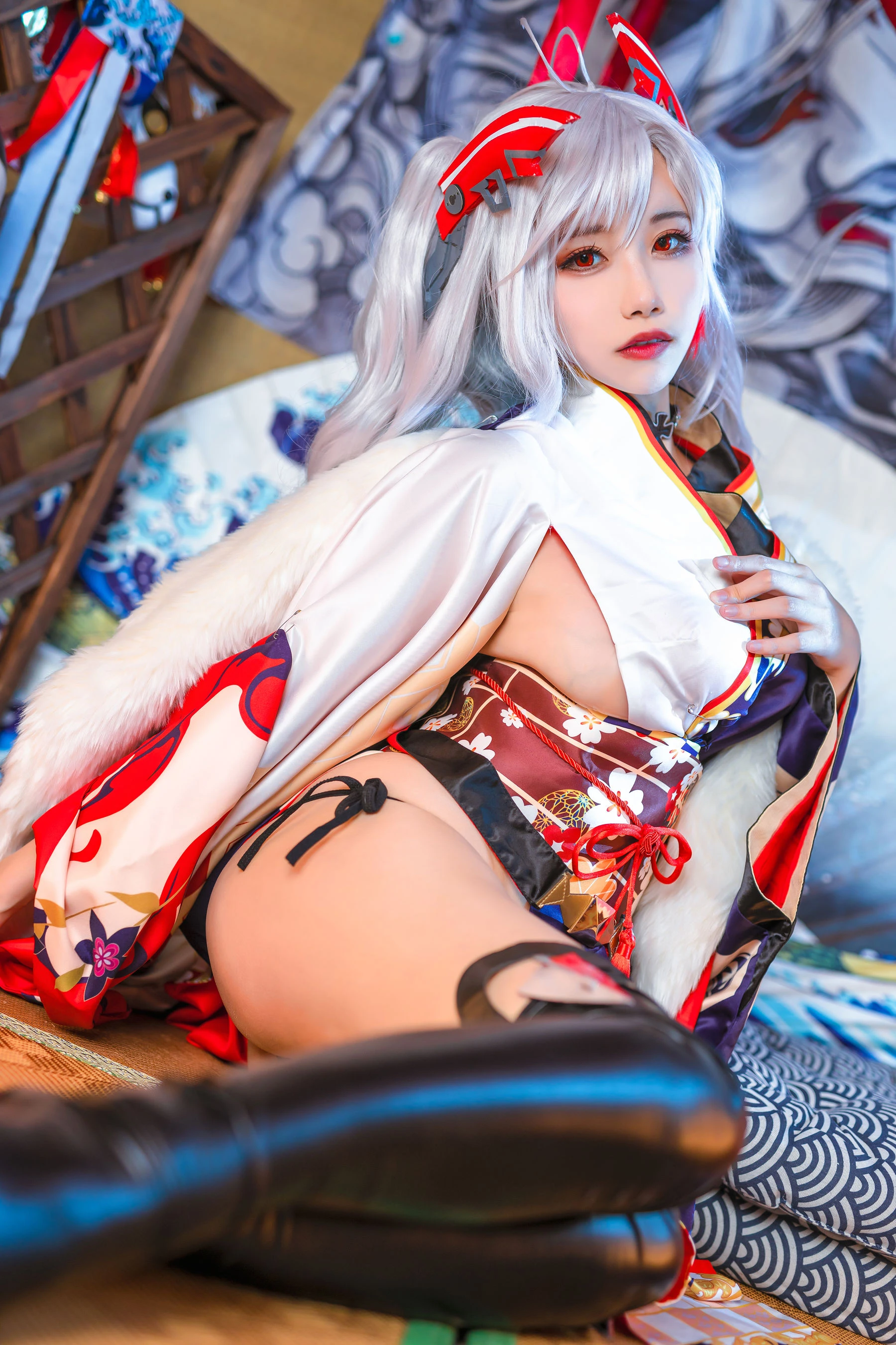 [網紅]吳雨彤高清攝影棚美圖藝術：吳雨彤清純風情釋放美腿完美曲線寫真 - 18