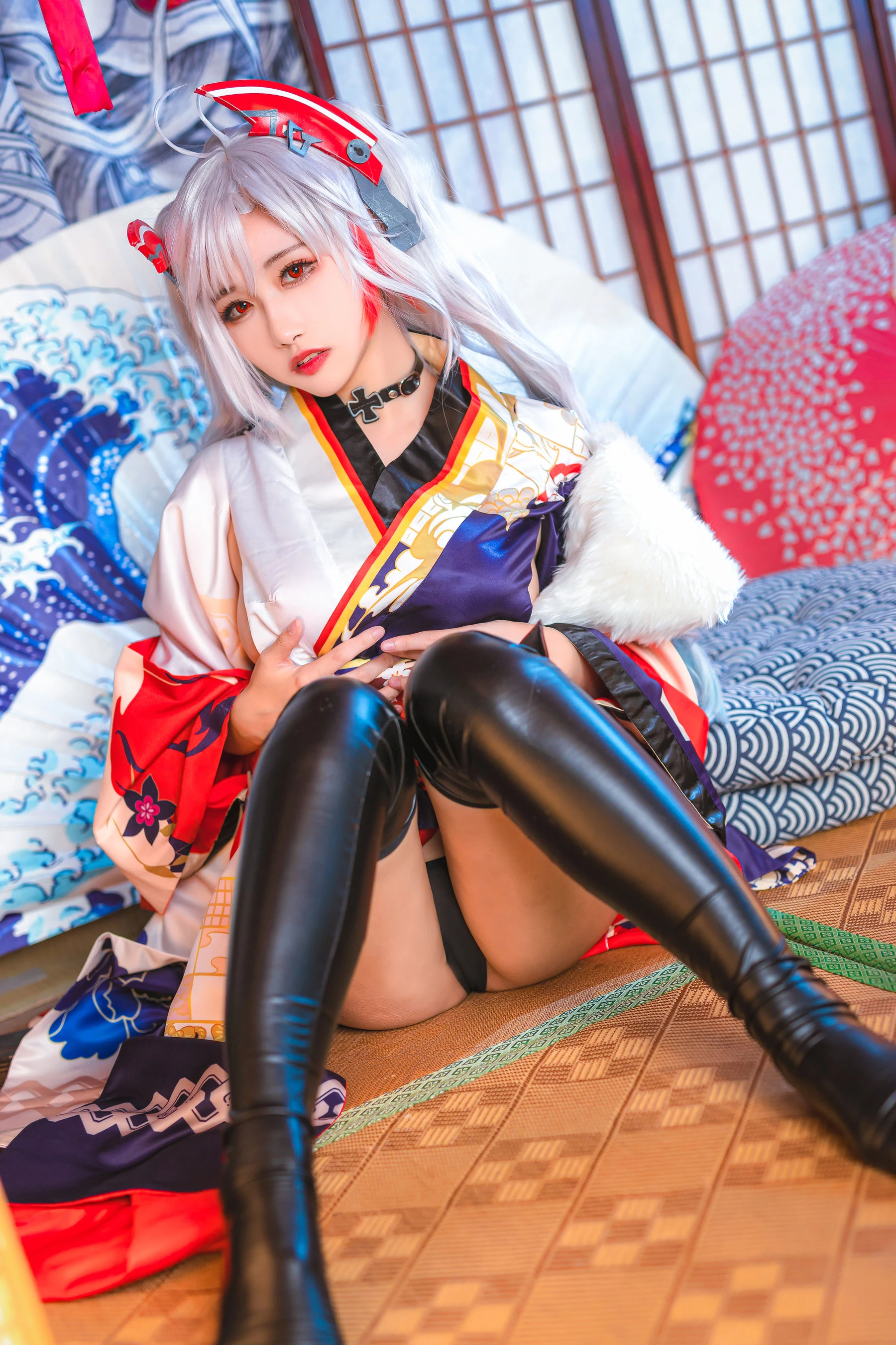 [網紅]吳雨彤高清攝影棚美圖藝術：吳雨彤清純風情釋放美腿完美曲線寫真 - 19