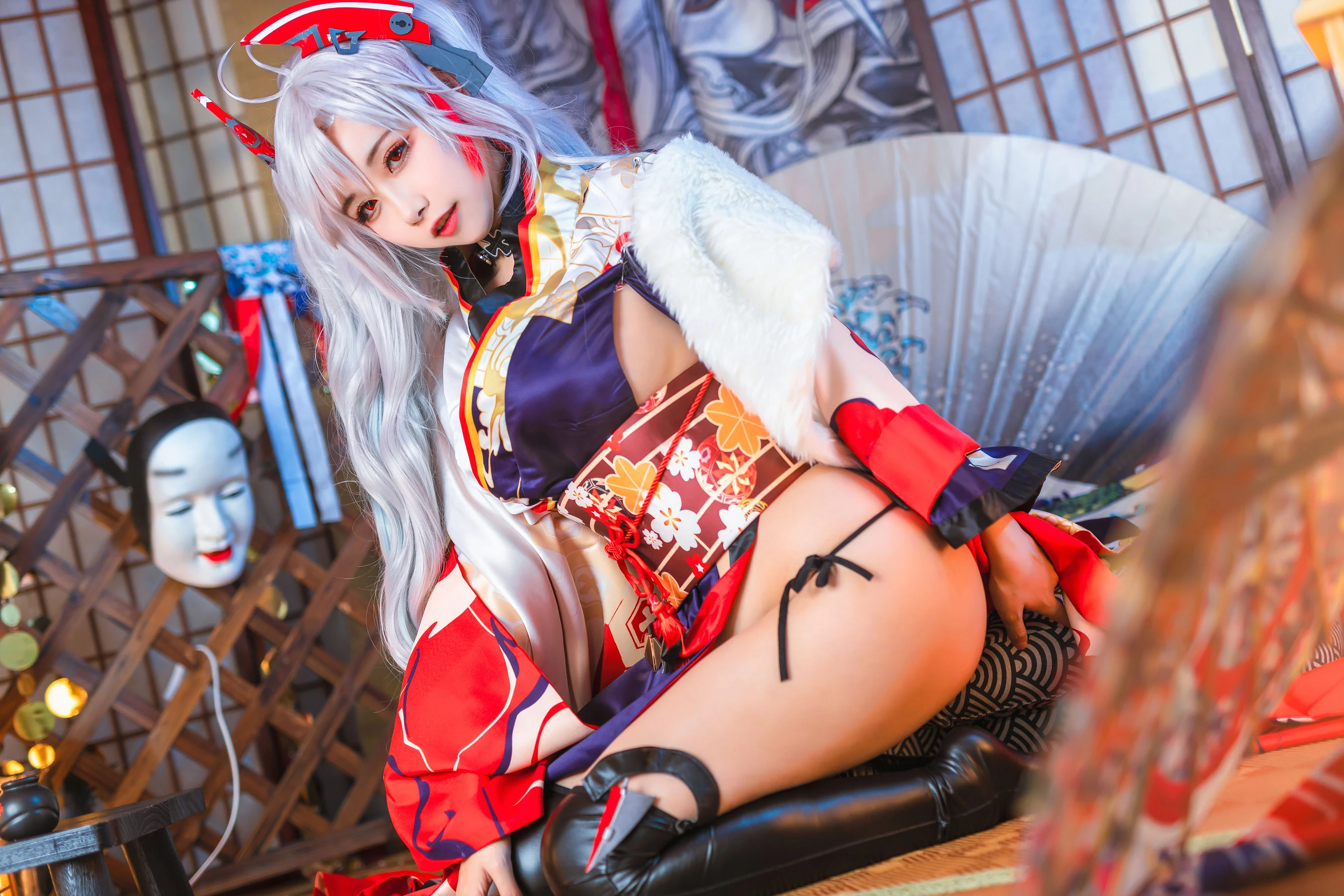 [網紅]吳雨彤高清攝影棚美圖藝術：吳雨彤清純風情釋放美腿完美曲線寫真 - 8