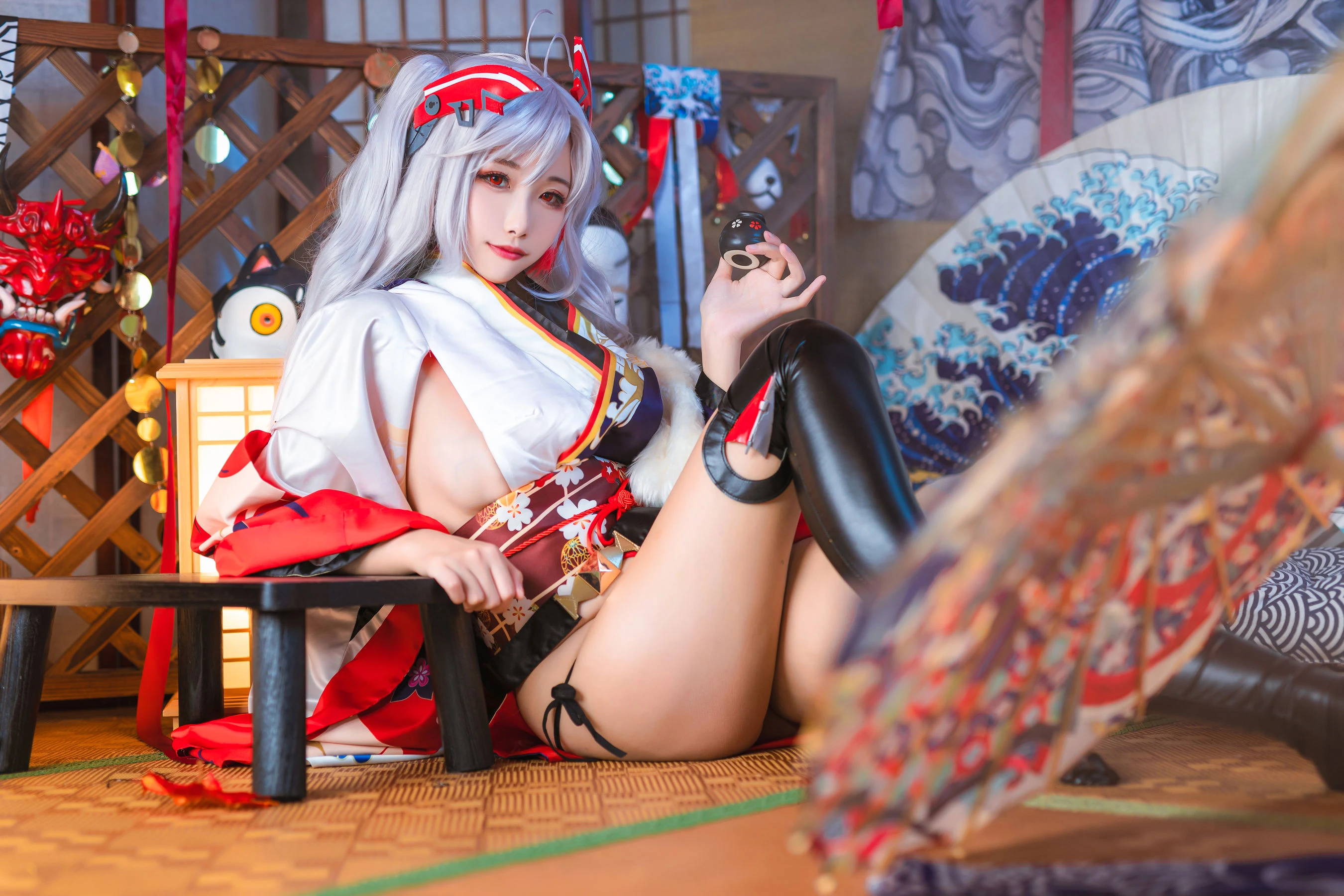 [網紅]吳雨彤高清攝影棚美圖藝術：吳雨彤清純風情釋放美腿完美曲線寫真 - 9