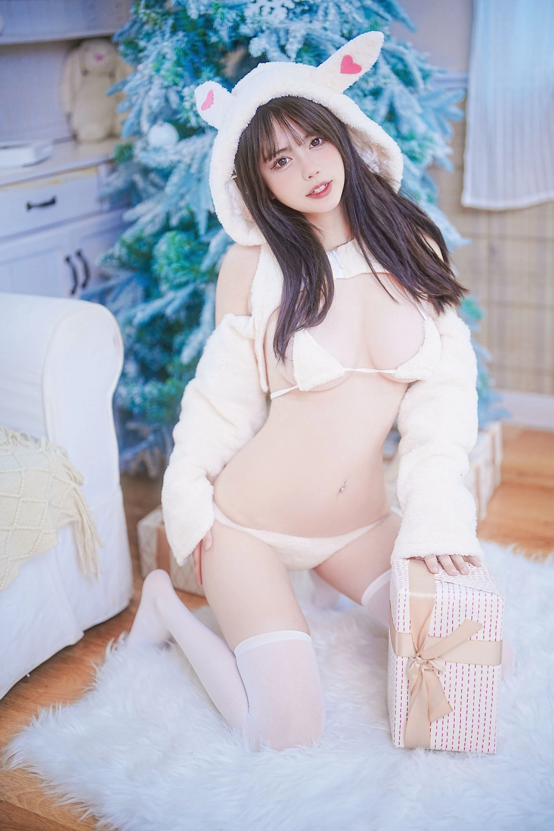 [主播]謝雨婷大片攝影大師作：謝雨婷火辣於室內綻放蜂腰神韻珍藏演繹 - 19