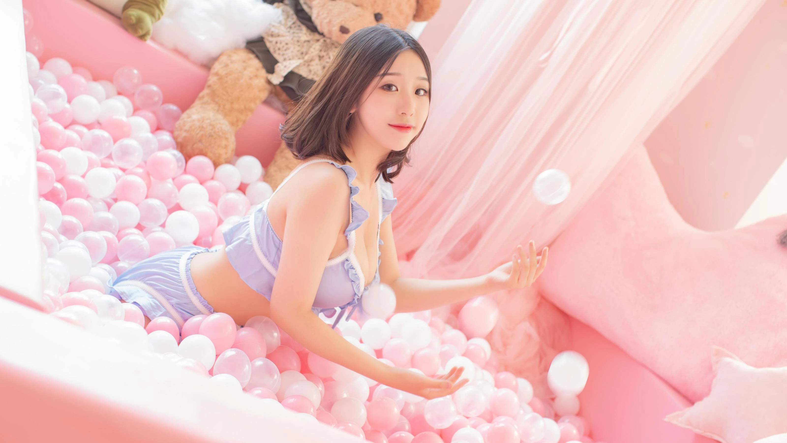 [女神]郭佳怡自然光超清大片珍藏：郭佳怡火辣演繹美胸完美魅力釋放寫真藝術 - 11