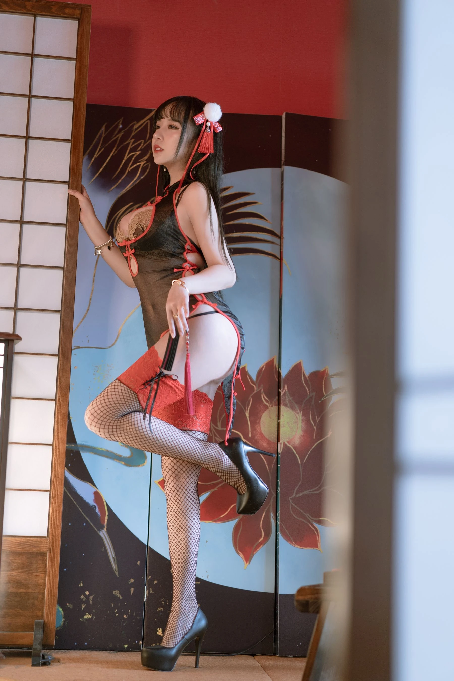 [Cosplay]吳雅怡攝影棚首發攝影珍藏：吳雅怡性感演繹長腿完美格調凸顯寫真藝術 - 42