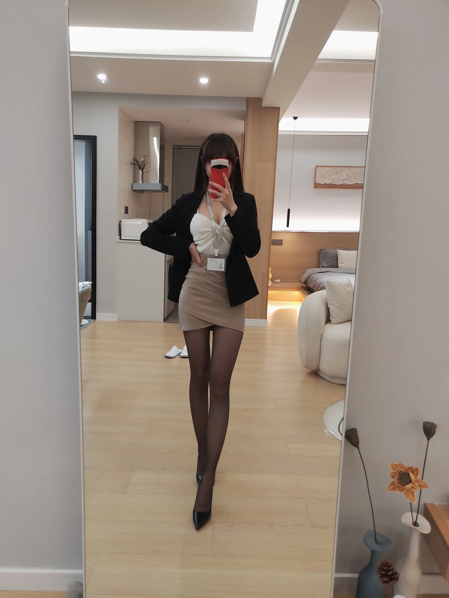 [小蘿莉]彭雨彤彭雨彤攝影棚高清藝術：性感魅力釋放長腿誘惑展現寫真大片 - 39