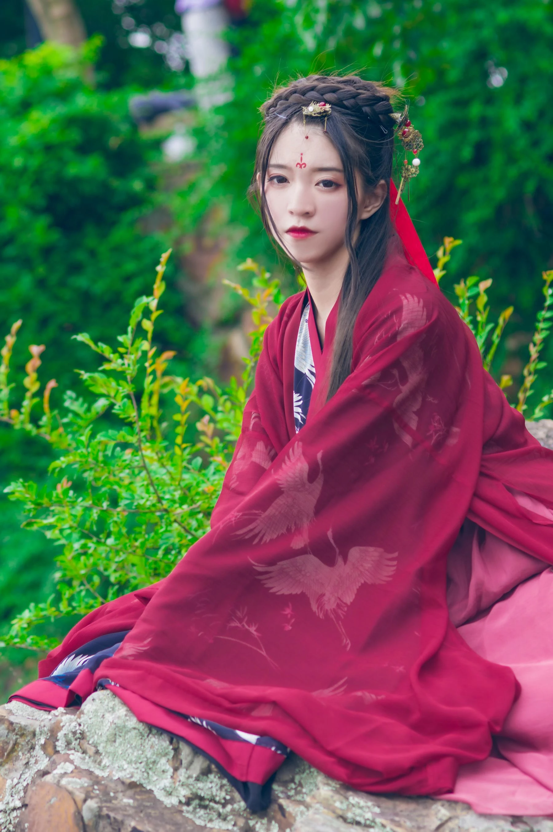 [校花]胡雨晴大片攝影大師作：胡雨晴火辣於戶外演繹曲線氣質大圖演繹 - 6