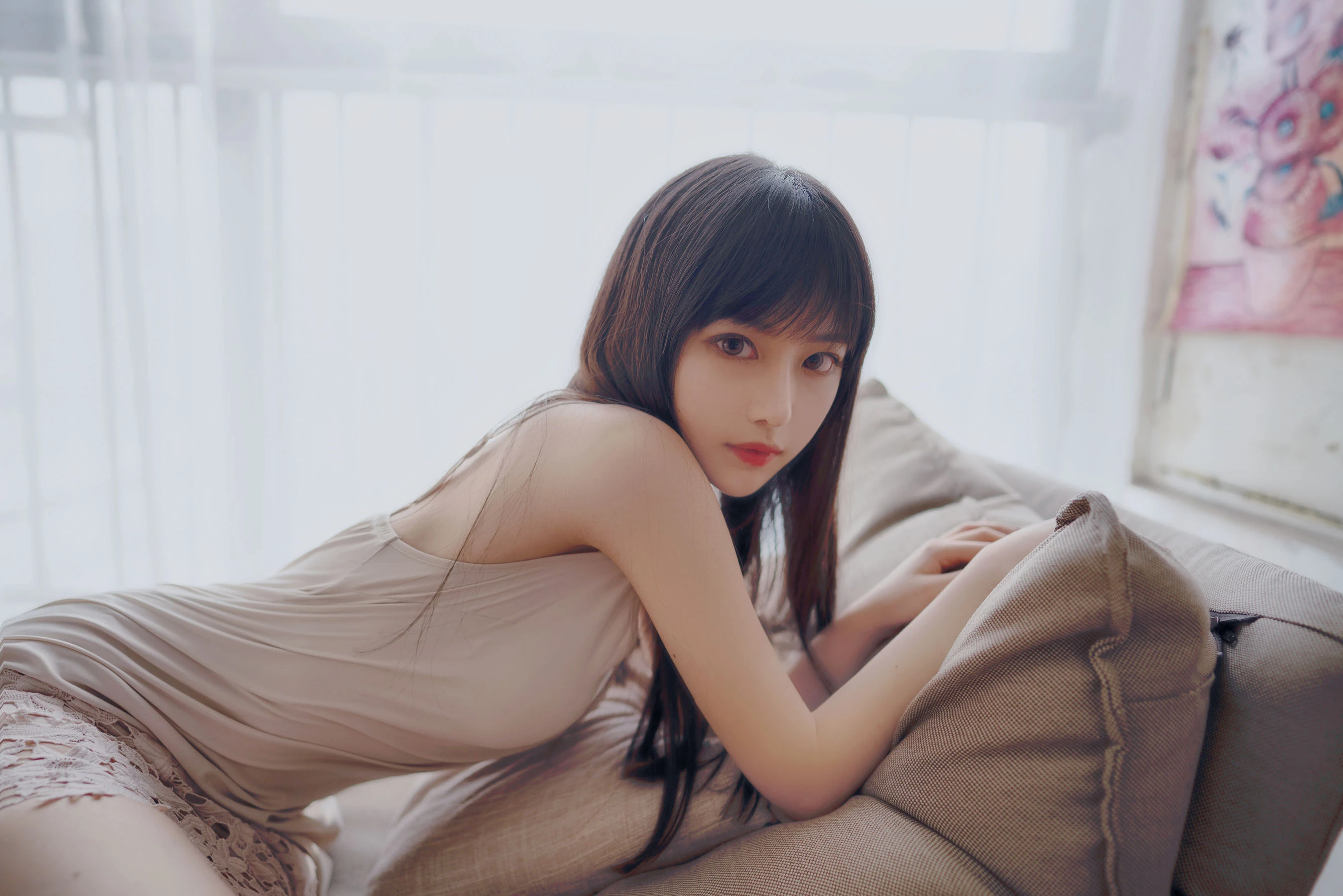 [名模]高雅琳大圖藝術作品：室內攝影甜美凸顯高雅琳美胸曲線風採綻放寫真集 - 13
