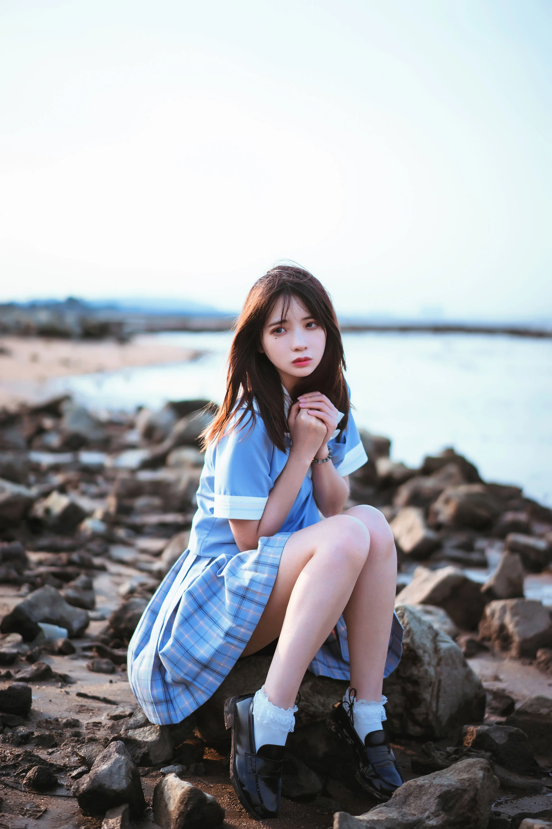 [辣妹]王詩琪戶外首發美圖珍藏：王詩琪性感演繹長腿完美風情展現寫真藝術 - 1