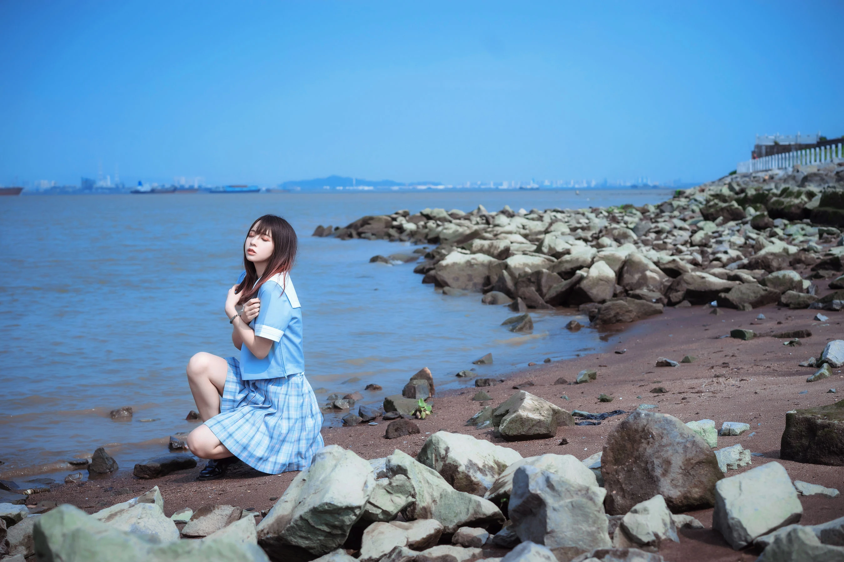 [辣妹]王詩琪戶外首發美圖珍藏：王詩琪性感演繹長腿完美風情展現寫真藝術 - 18