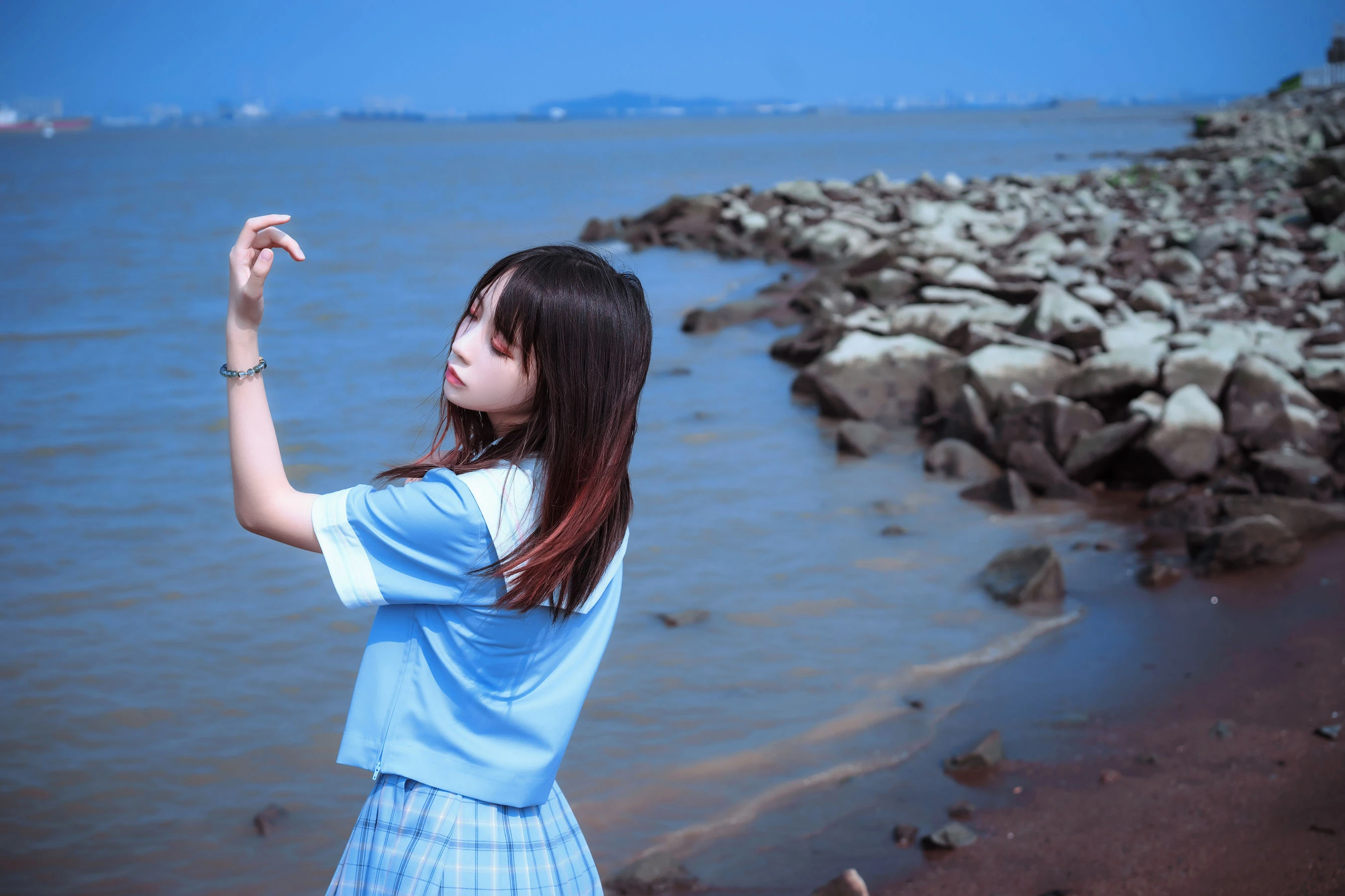 [辣妹]王詩琪戶外首發美圖珍藏：王詩琪性感演繹長腿完美風情展現寫真藝術 - 19