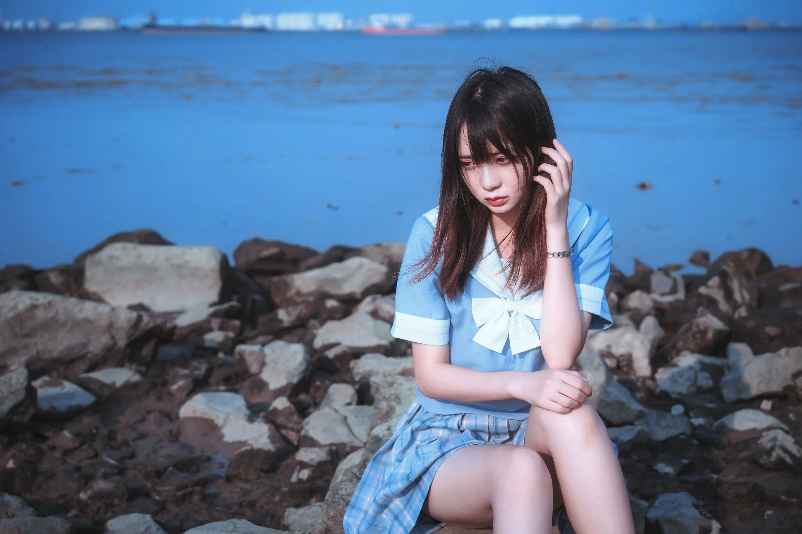 [辣妹]王詩琪戶外首發美圖珍藏：王詩琪性感演繹長腿完美風情展現寫真藝術 - 35