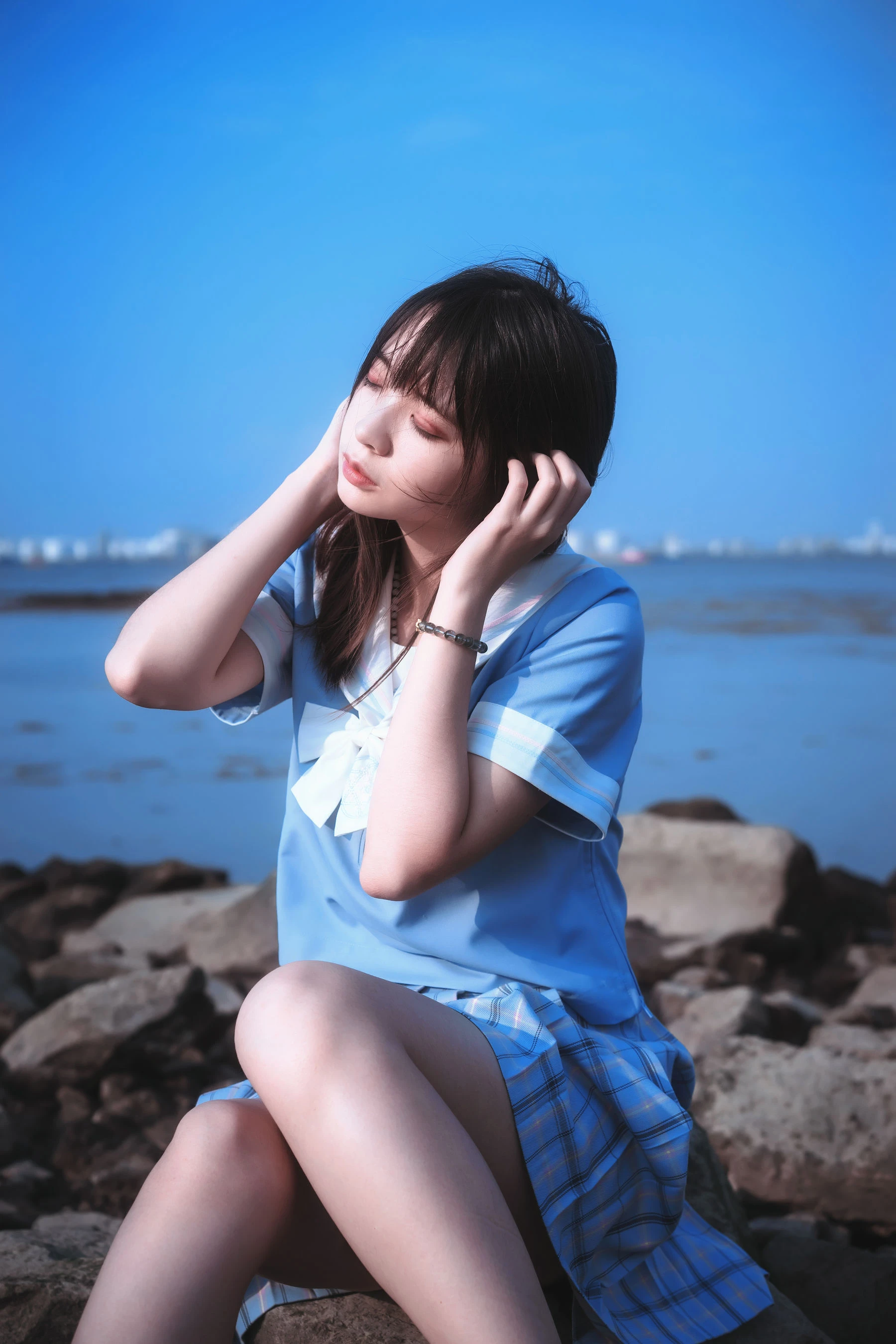 [辣妹]王詩琪戶外首發美圖珍藏：王詩琪性感演繹長腿完美風情展現寫真藝術 - 36