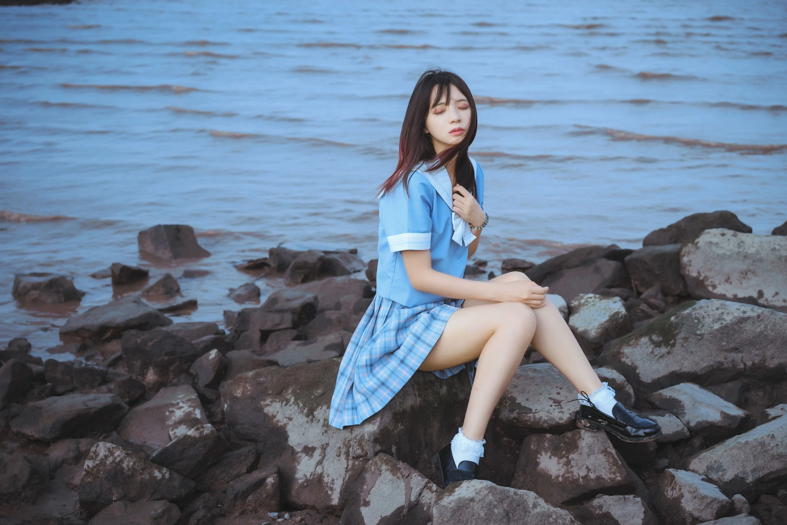 [辣妹]王詩琪戶外首發美圖珍藏：王詩琪性感演繹長腿完美風情展現寫真藝術 - 4