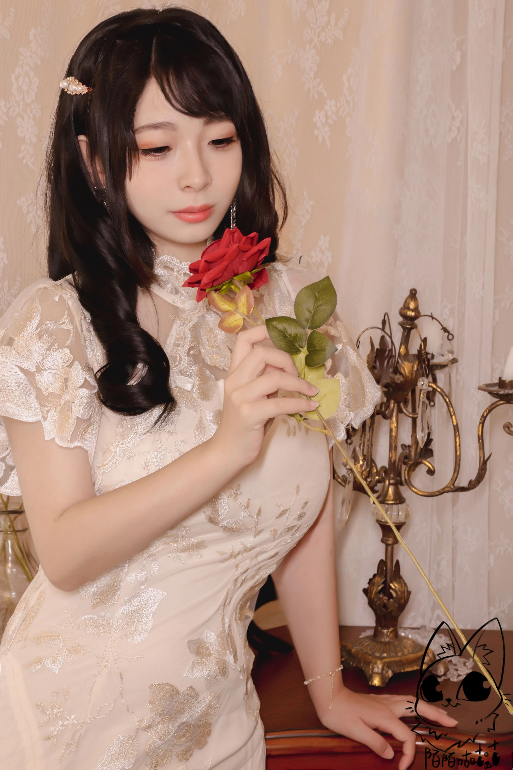 [女神]羅雨菲寫真圖集精選：羅雨菲時尚魅力於私房彰顯美胸曲線大圖攝影 - 8