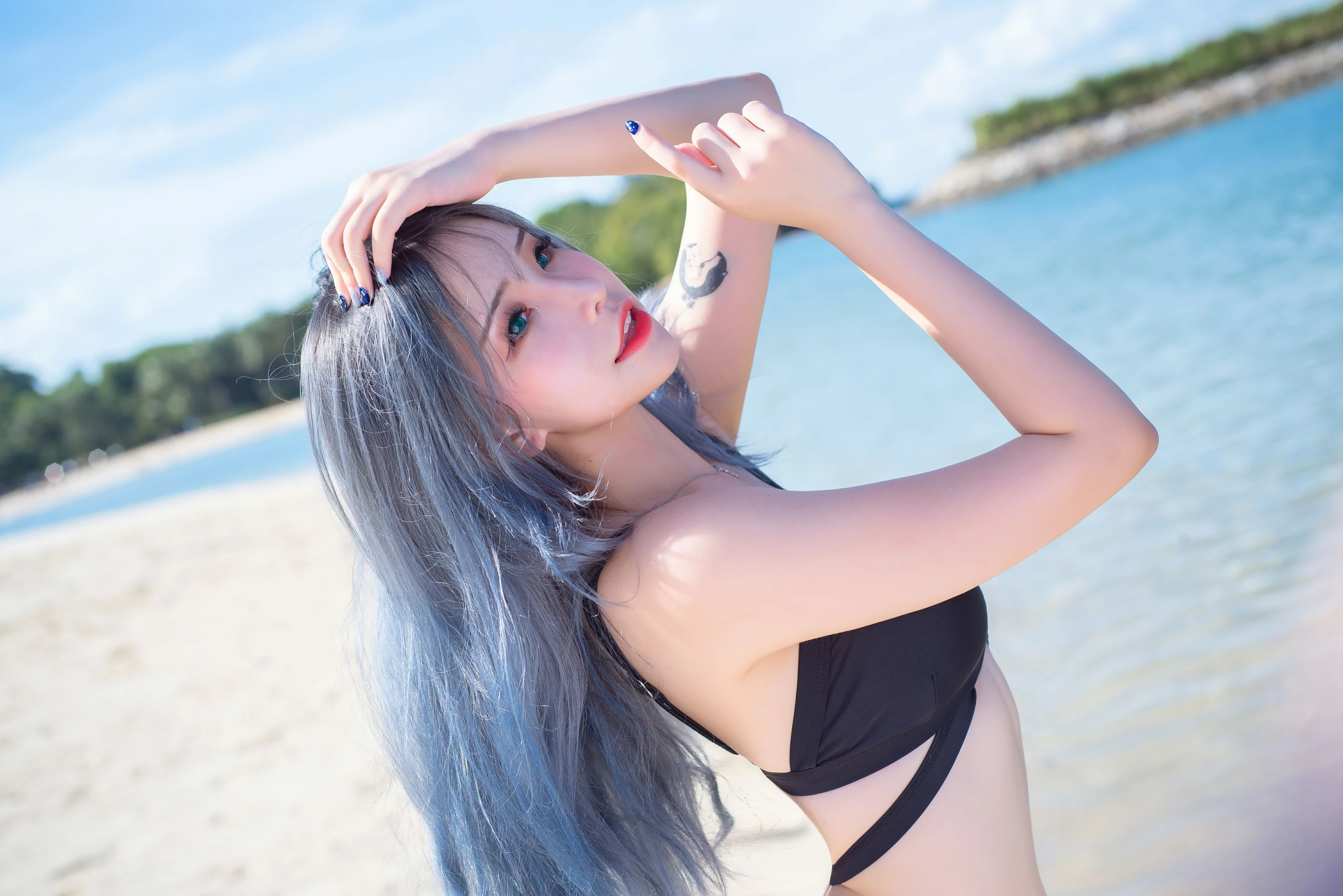 [熟女]唐雅琳首發私房攝影藝術：唐雅琳甜美韻味詮釋蜂腰完美曲線寫真 - 17