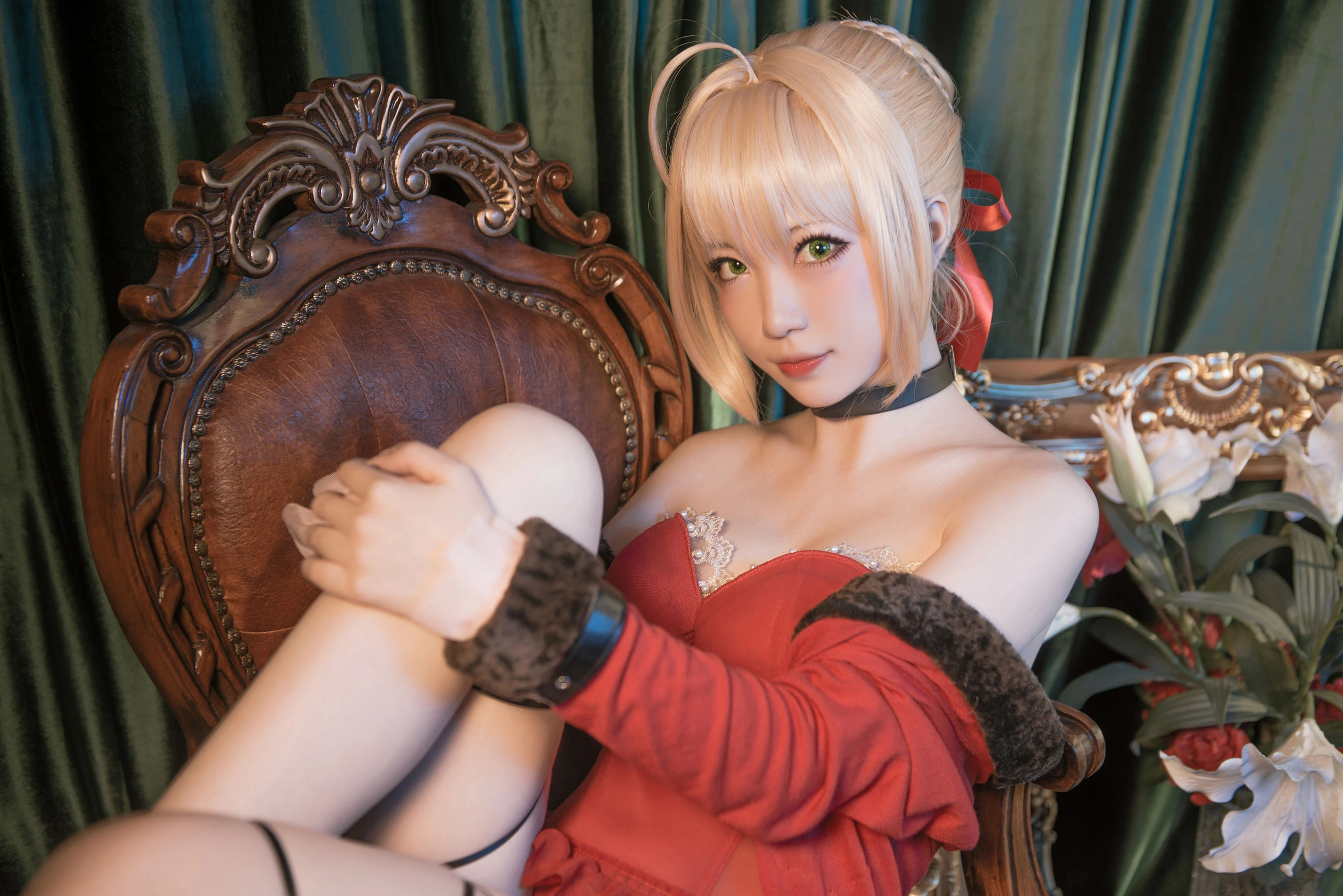 [模特]曾詩琪攝影棚首發藝術珍藏：曾詩琪甜美演繹美腿完美格調彰顯寫真藝術 - 10