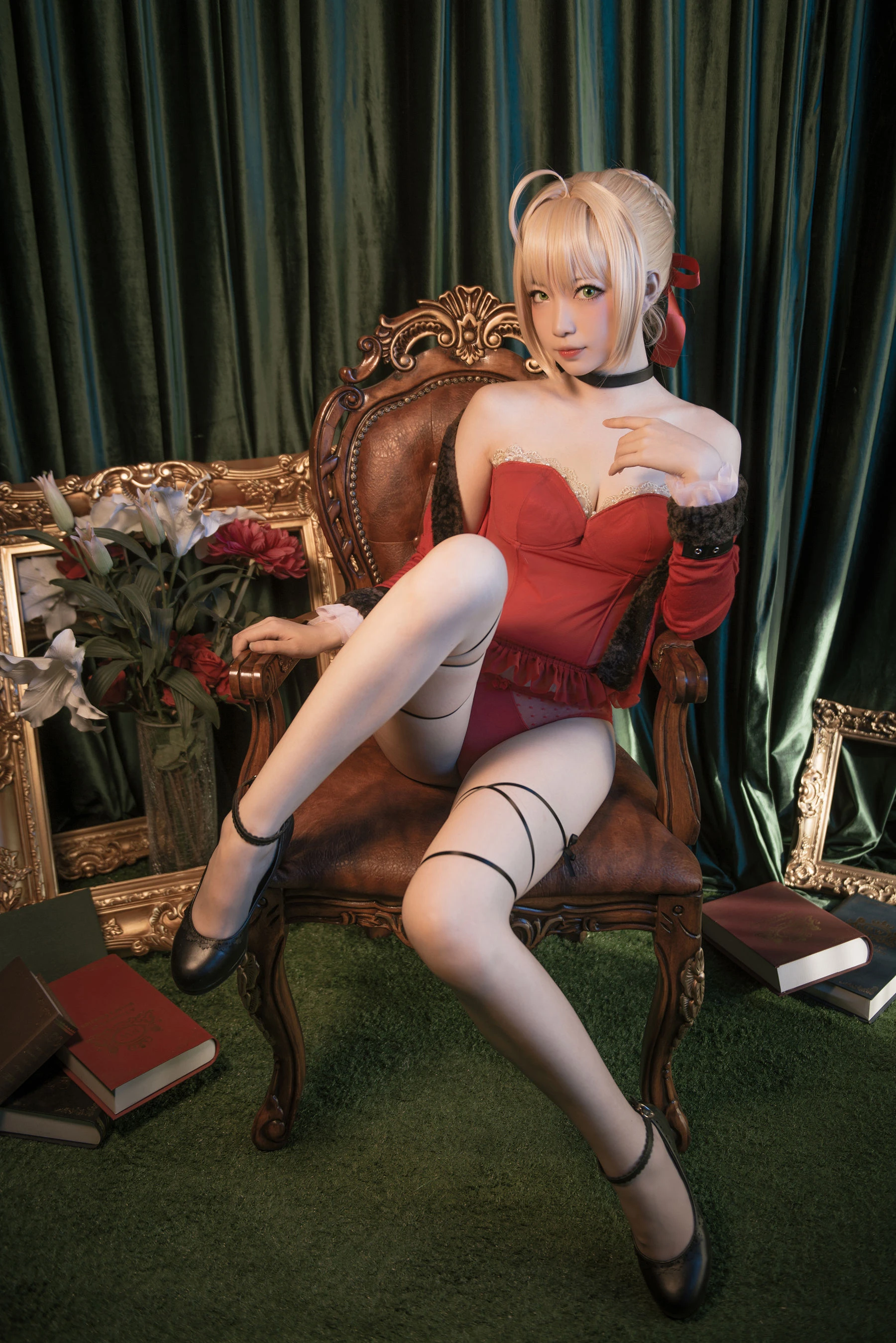 [模特]曾詩琪攝影棚首發藝術珍藏：曾詩琪甜美演繹美腿完美格調彰顯寫真藝術 - 12