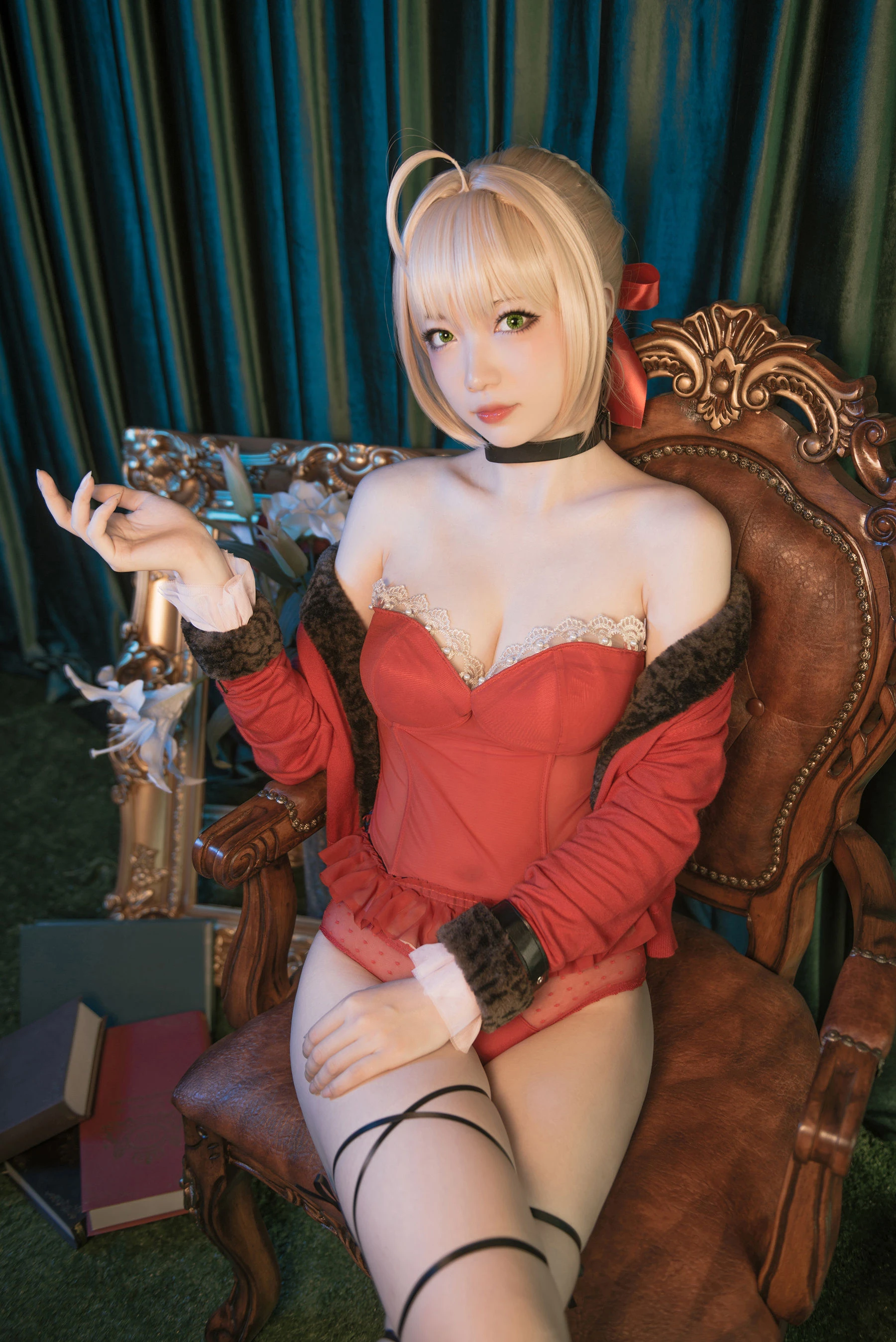[模特]曾詩琪攝影棚首發藝術珍藏：曾詩琪甜美演繹美腿完美格調彰顯寫真藝術 - 16