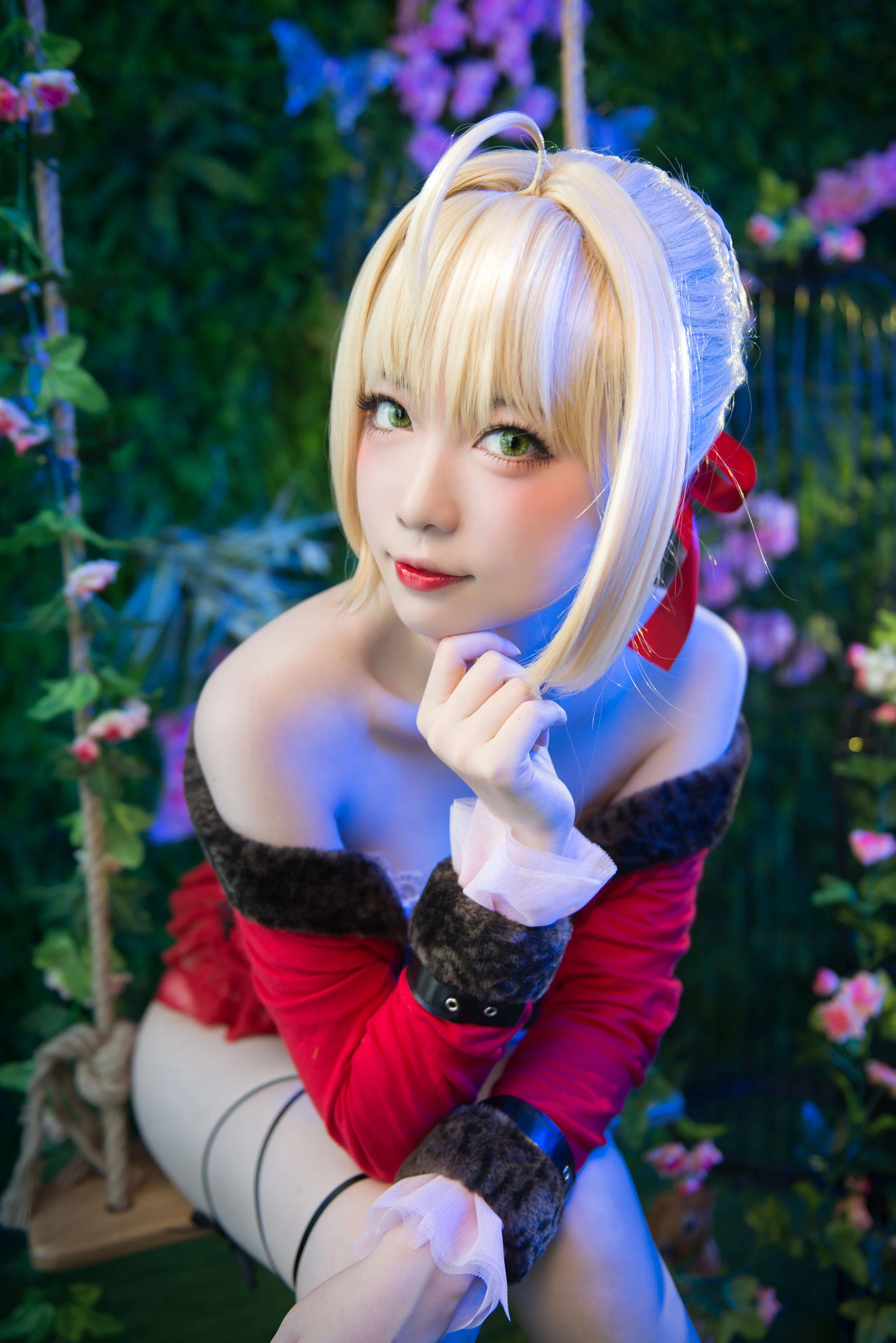 [模特]曾詩琪攝影棚首發藝術珍藏：曾詩琪甜美演繹美腿完美格調彰顯寫真藝術 - 4