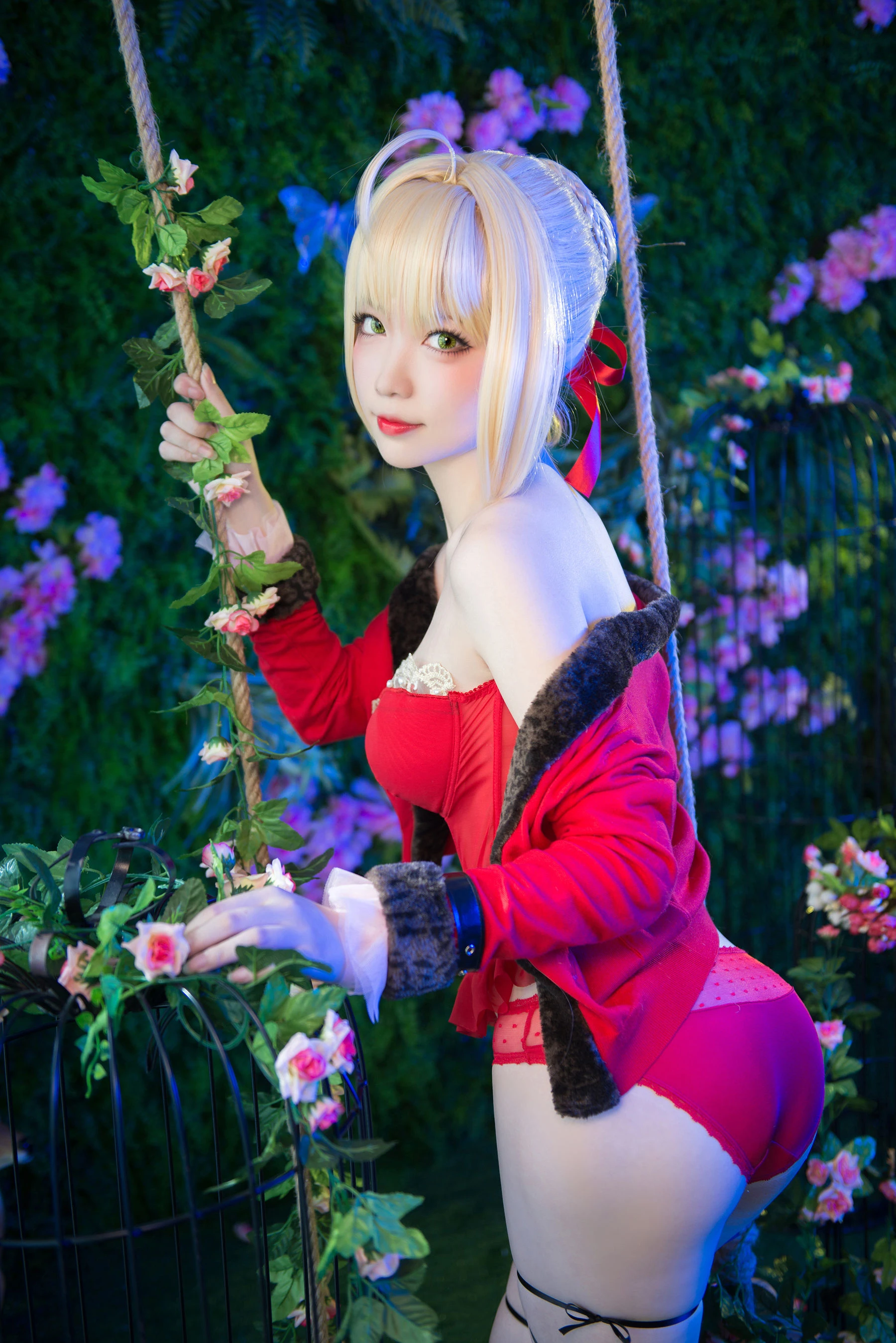 [模特]曾詩琪攝影棚首發藝術珍藏：曾詩琪甜美演繹美腿完美格調彰顯寫真藝術 - 7