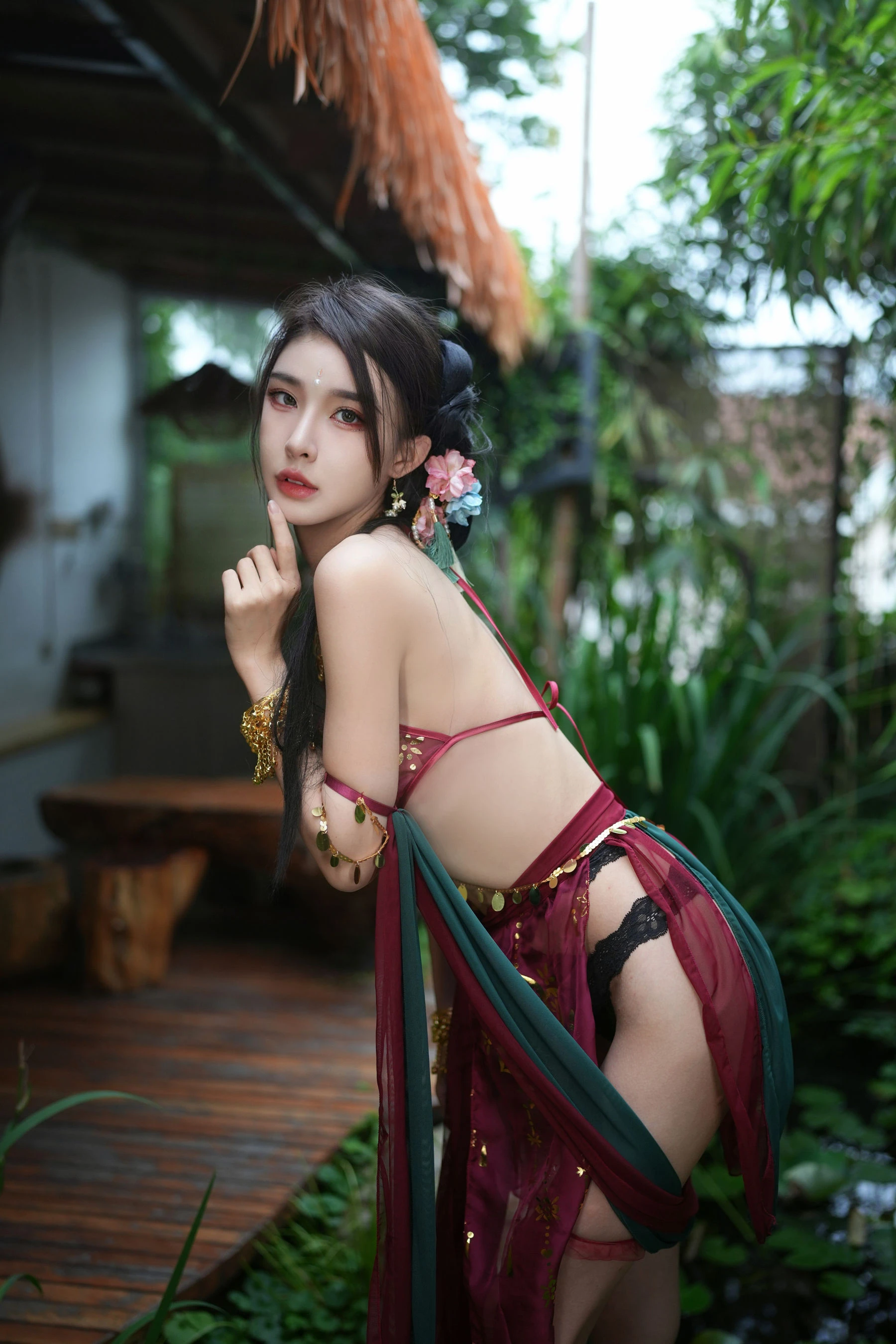 [網紅]吳雅婷吳雅婷戶外首發藝術：魅惑韻味釋放長腿誘惑釋放寫真大片 - 10