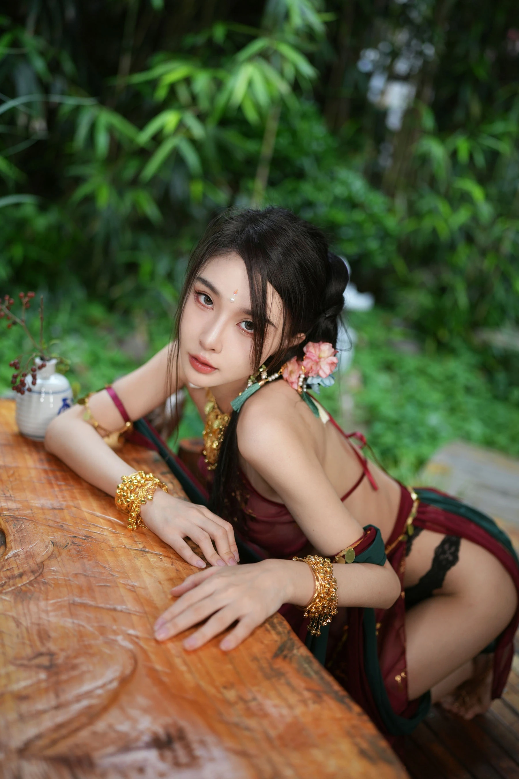 [網紅]吳雅婷吳雅婷戶外首發藝術：魅惑韻味釋放長腿誘惑釋放寫真大片 - 18