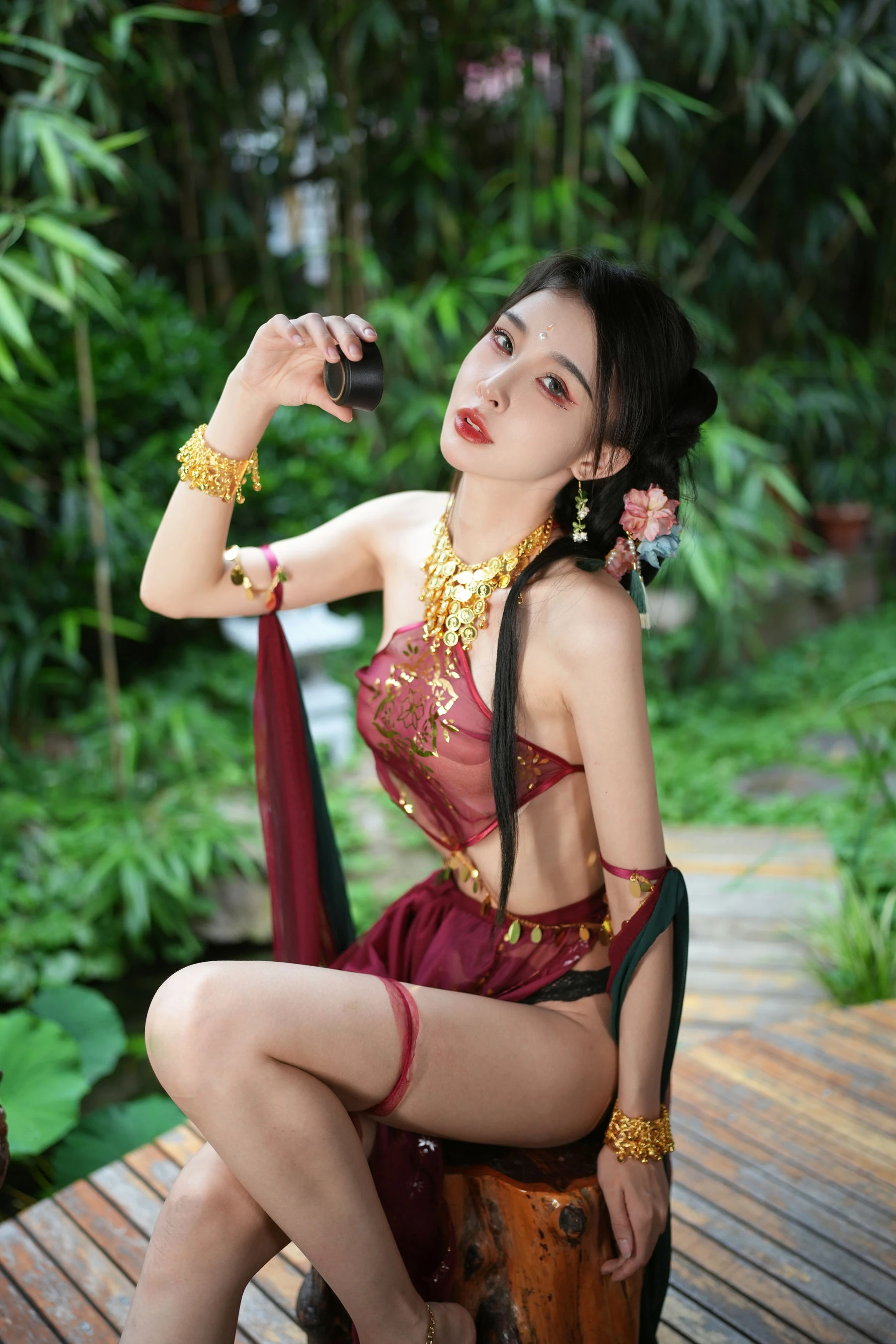 [網紅]吳雅婷吳雅婷戶外首發藝術：魅惑韻味釋放長腿誘惑釋放寫真大片 - 23
