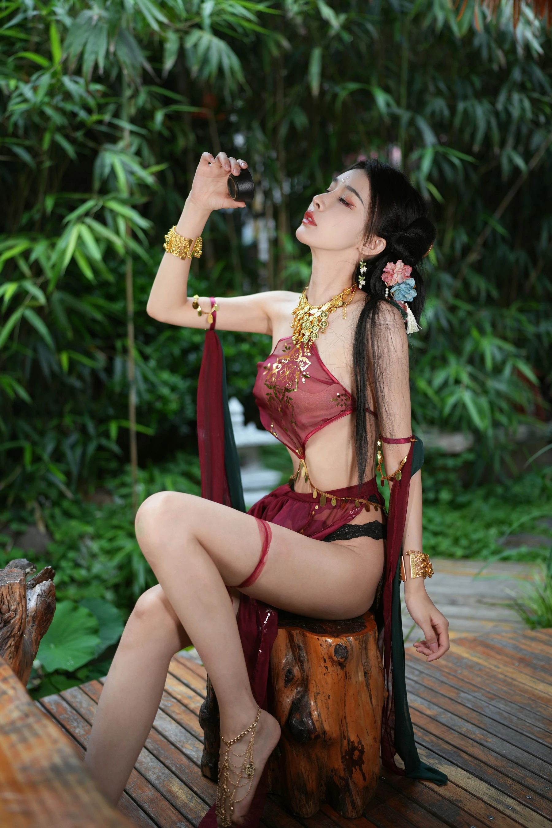 [網紅]吳雅婷吳雅婷戶外首發藝術：魅惑韻味釋放長腿誘惑釋放寫真大片 - 24