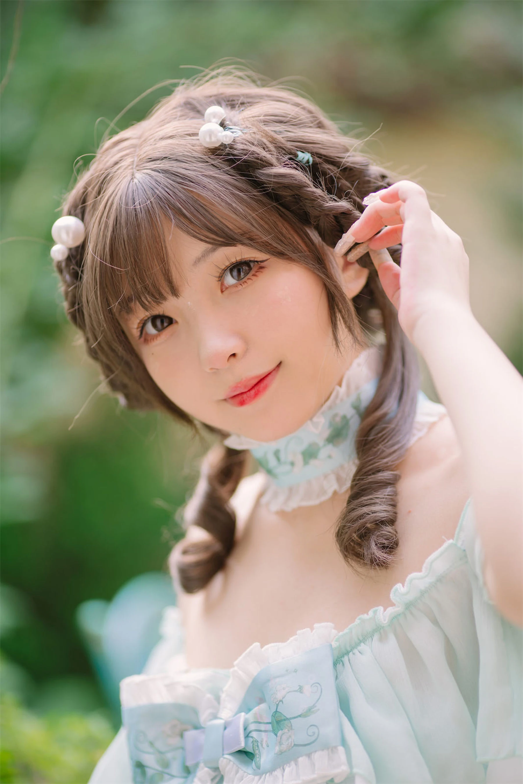 [小蘿莉]韓欣妍韓欣妍私藏高清圖集：攝影棚魅惑風情詮釋美腿寫真合集 - 53