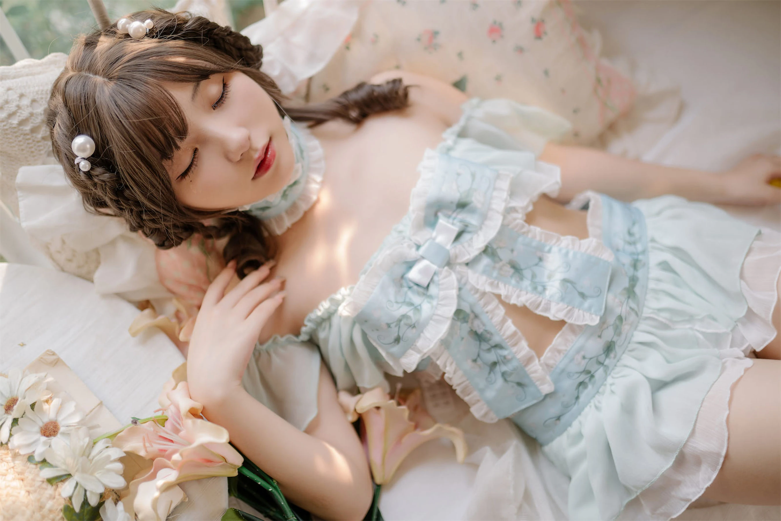 [小蘿莉]韓欣妍韓欣妍私藏高清圖集：攝影棚魅惑風情詮釋美腿寫真合集 - 62