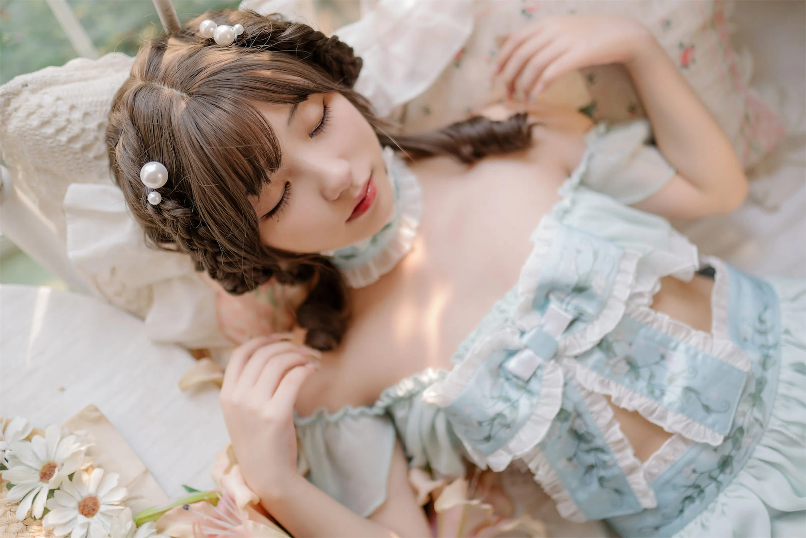 [小蘿莉]韓欣妍韓欣妍私藏高清圖集：攝影棚魅惑風情詮釋美腿寫真合集 - 63