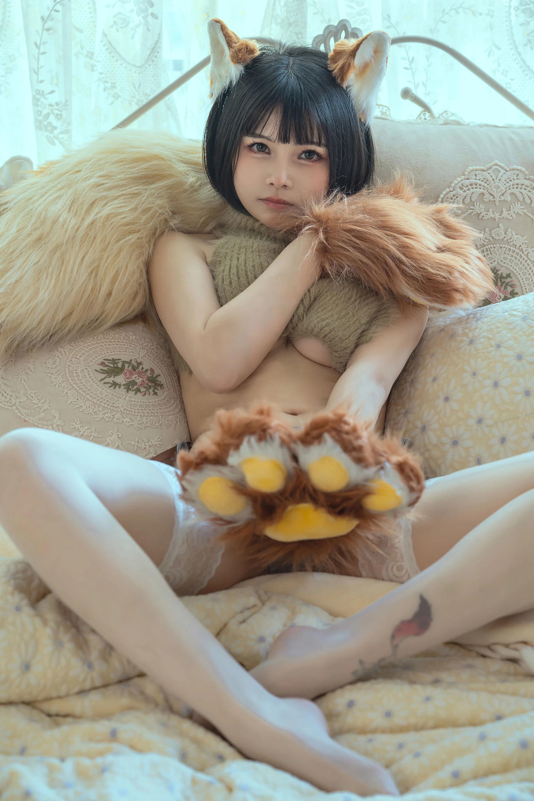 [女神]梁梓涵美圖攝影大師作：梁梓涵魅惑於戶外綻放美胸風採超清演繹 - 54