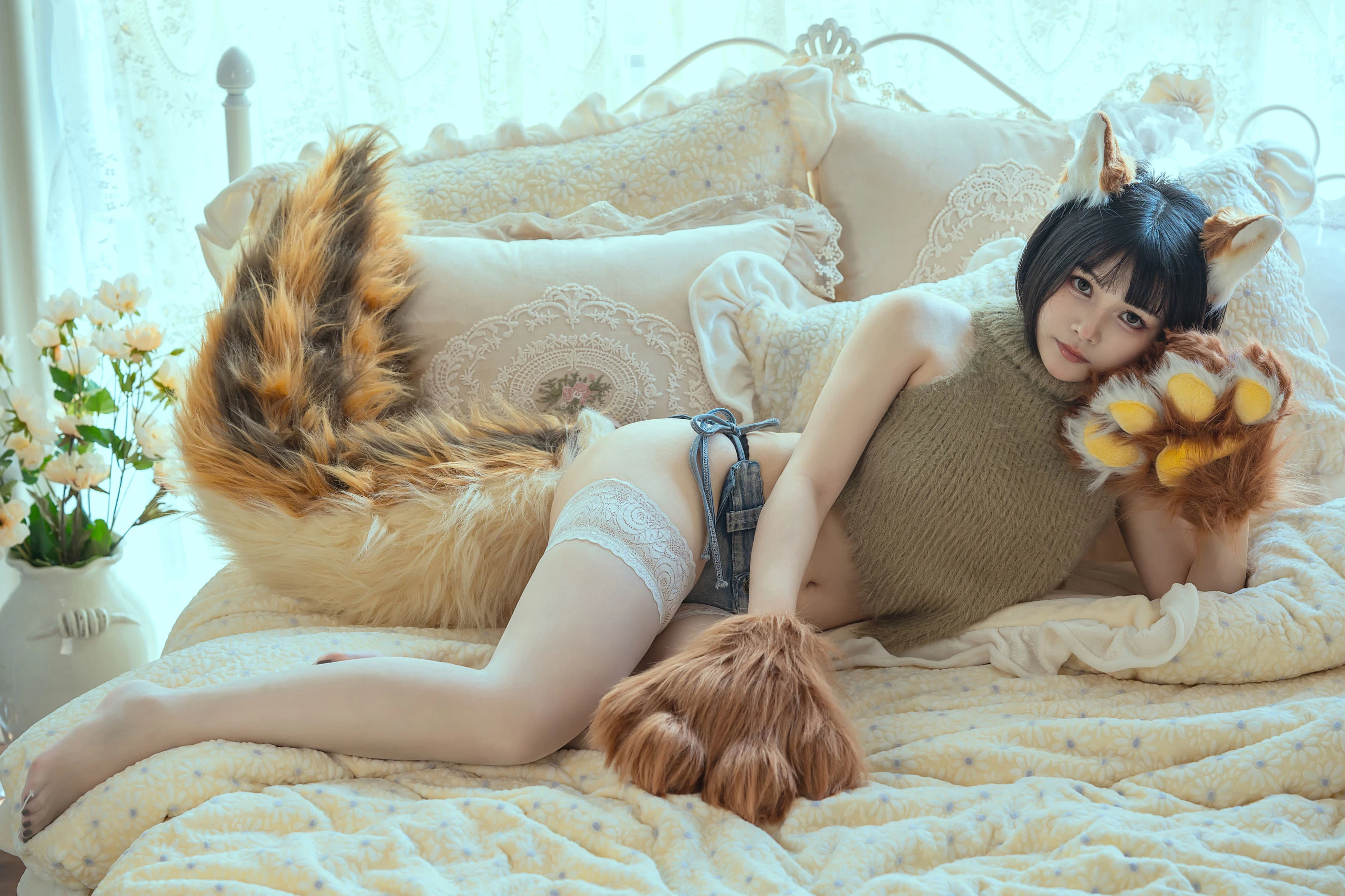 [女神]梁梓涵美圖攝影大師作：梁梓涵魅惑於戶外綻放美胸風採超清演繹 - 63